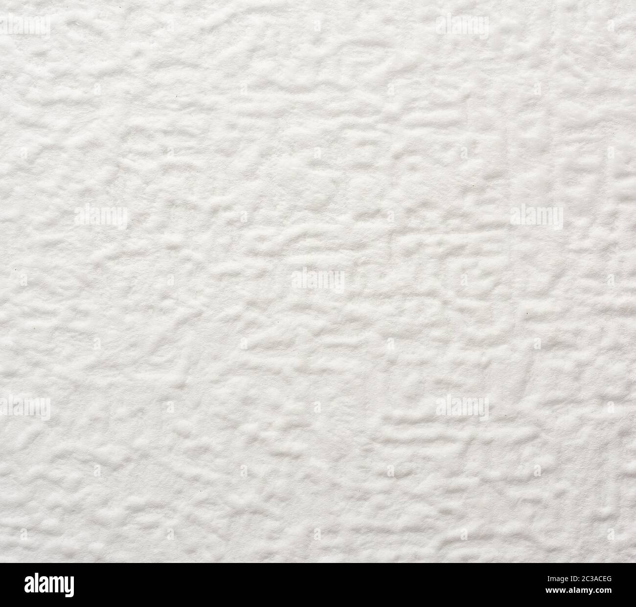 white foam texture with uneven wavy surface, full frame, close up Stock Photo