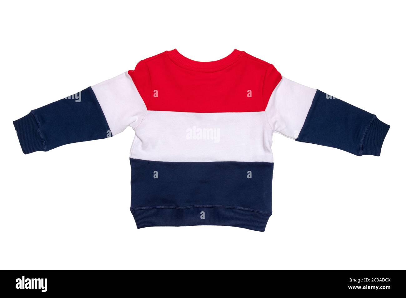 red sweater with one white stripe