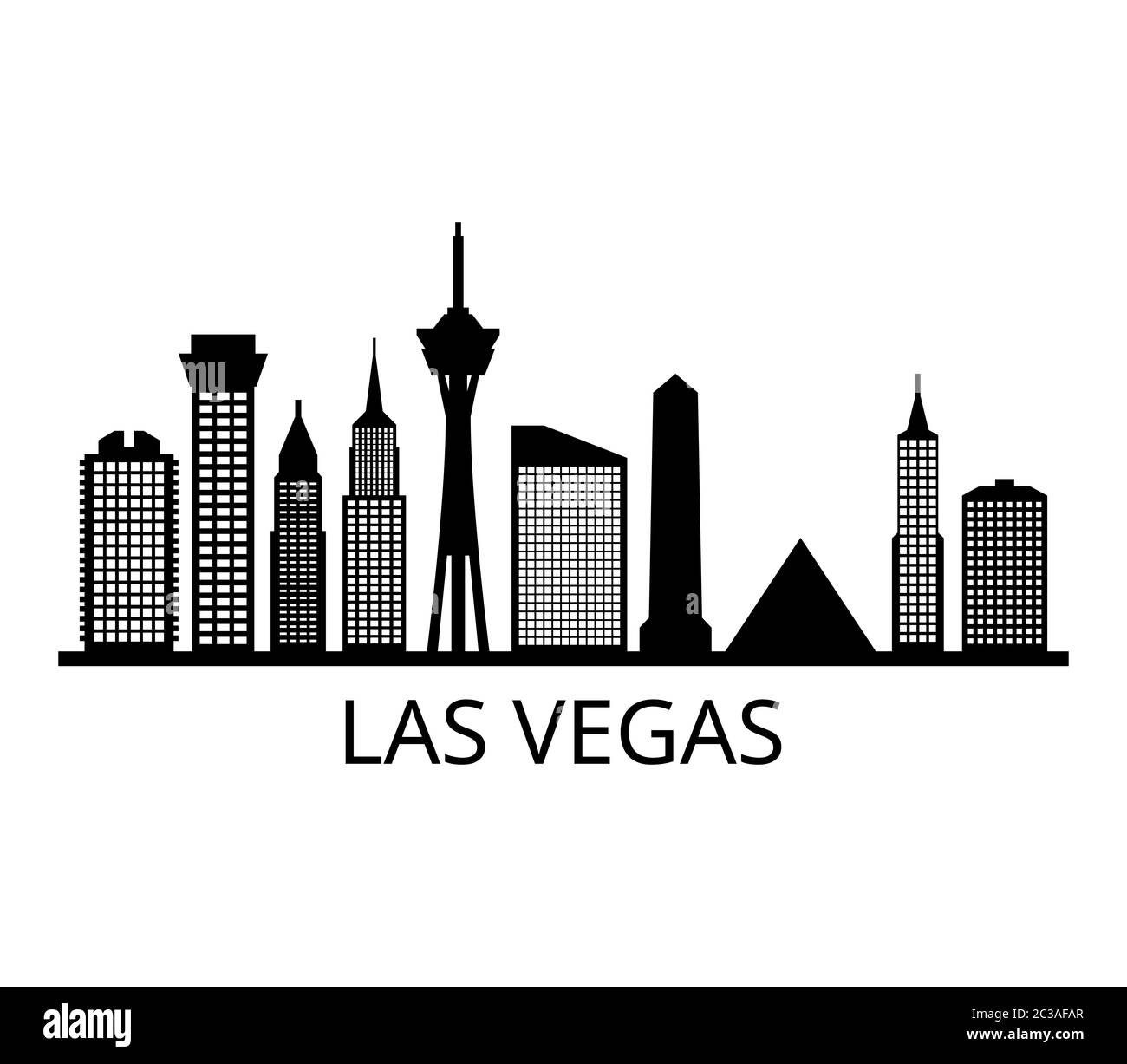 Las Vegas skyline Stock Photo