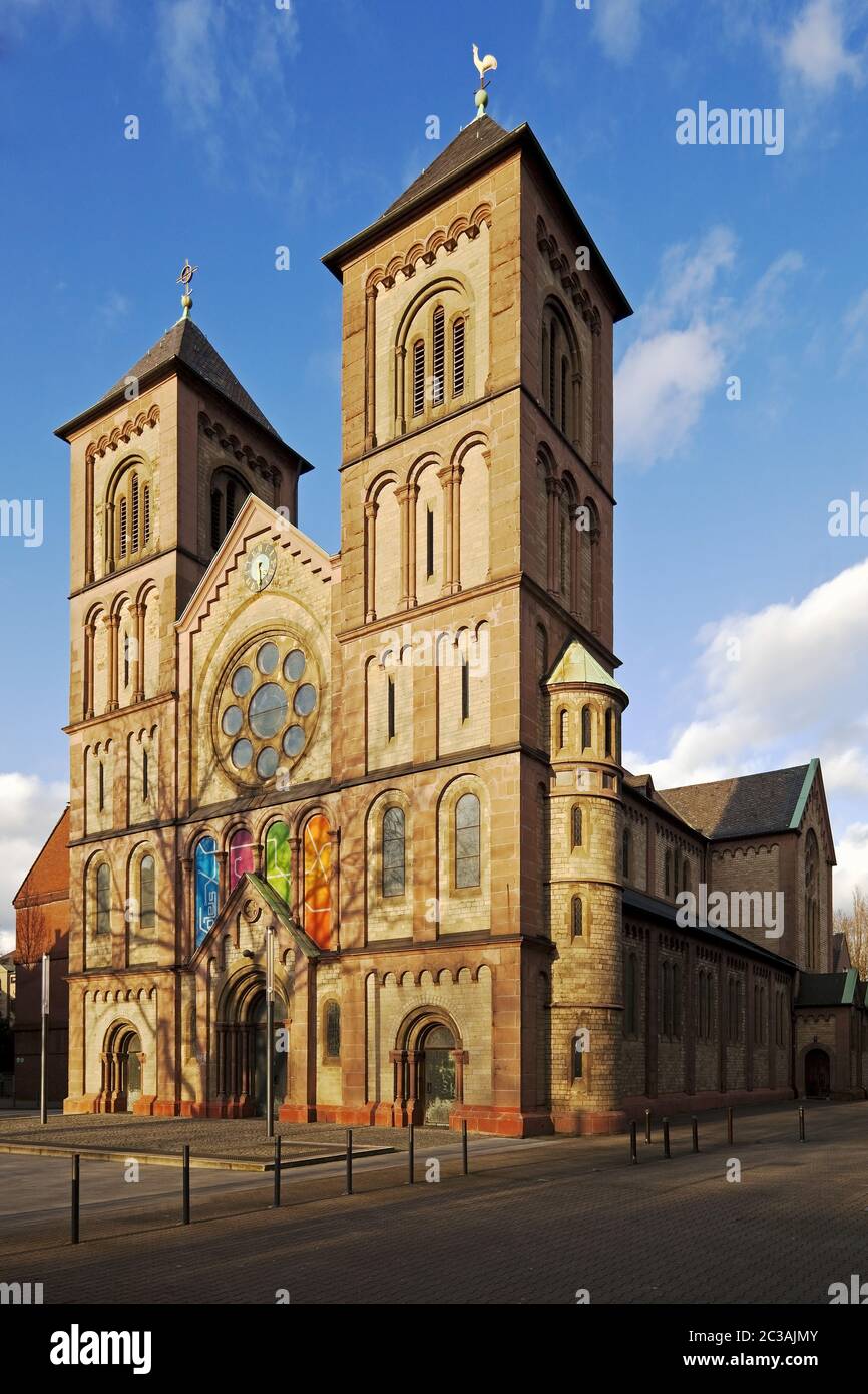 Liebfrauen church, Gelsenkirchen, Ruhr area, North Rhine-Westphalia, Germany, Europe Stock Photo