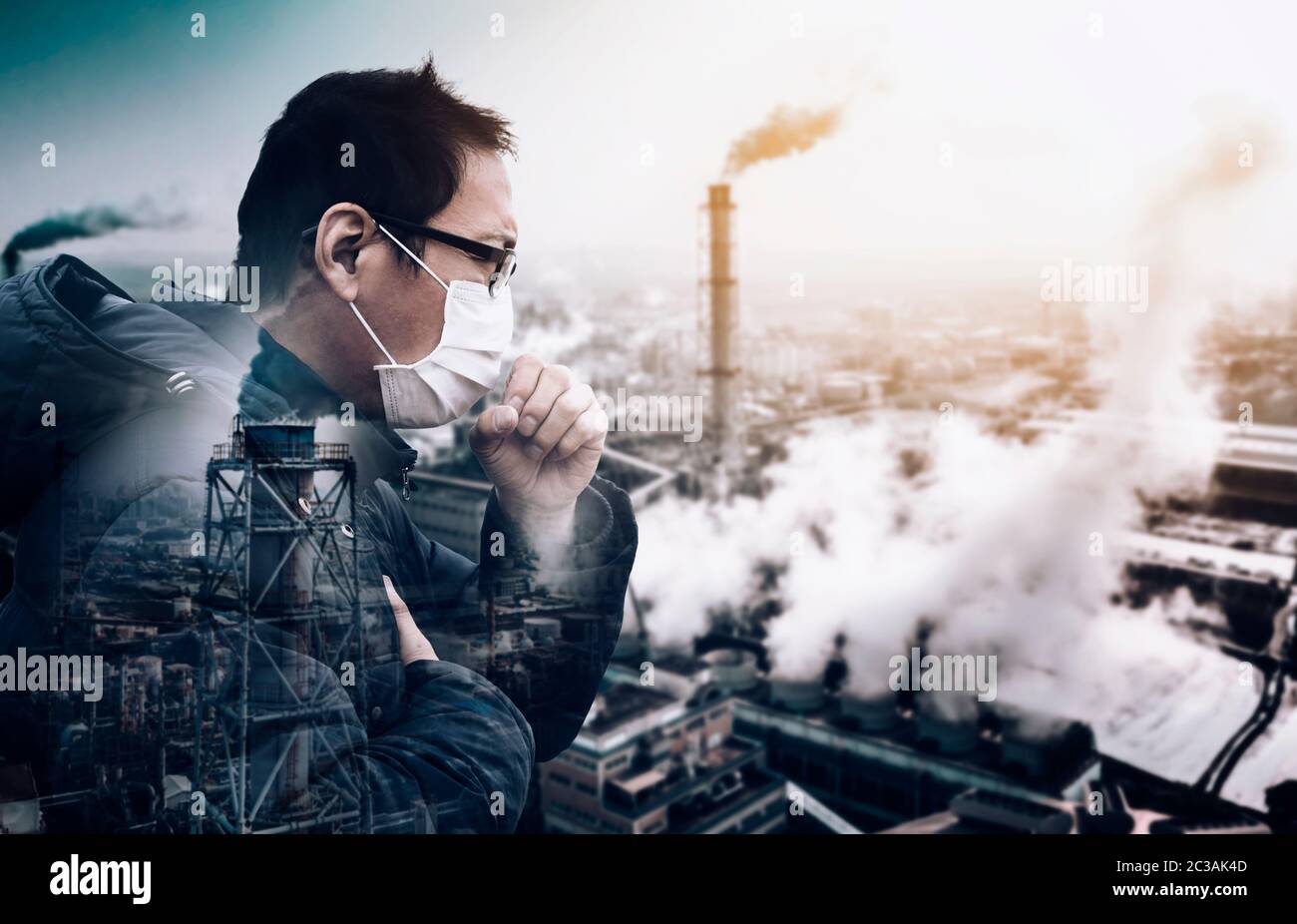 Cartoon man wearing gas mask hi-res stock photography and images - Alamy