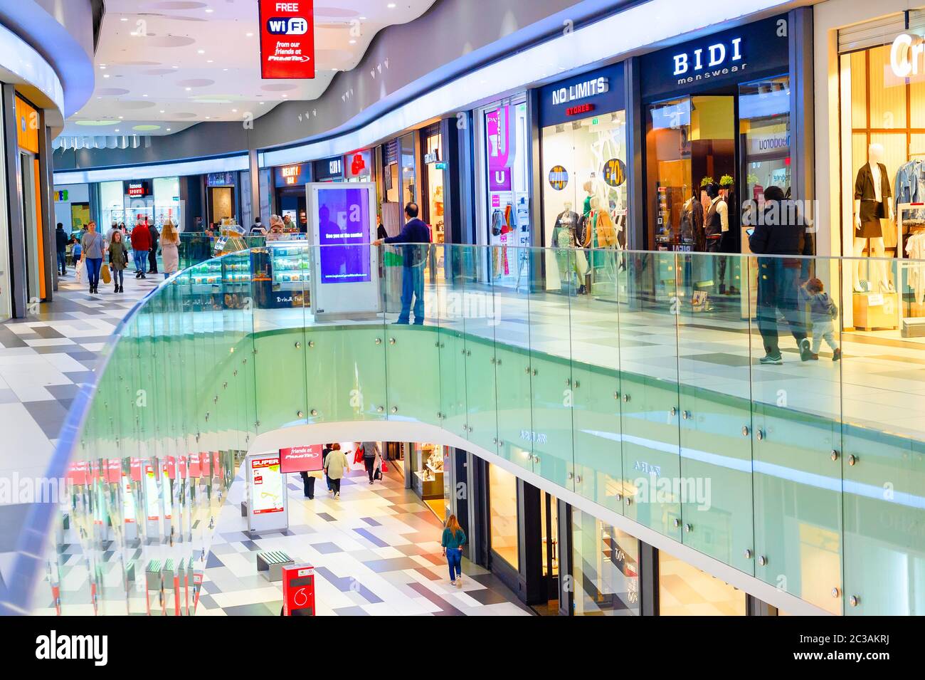 Kings Avenue shopping Mall, Paphos Stock Photo - Alamy