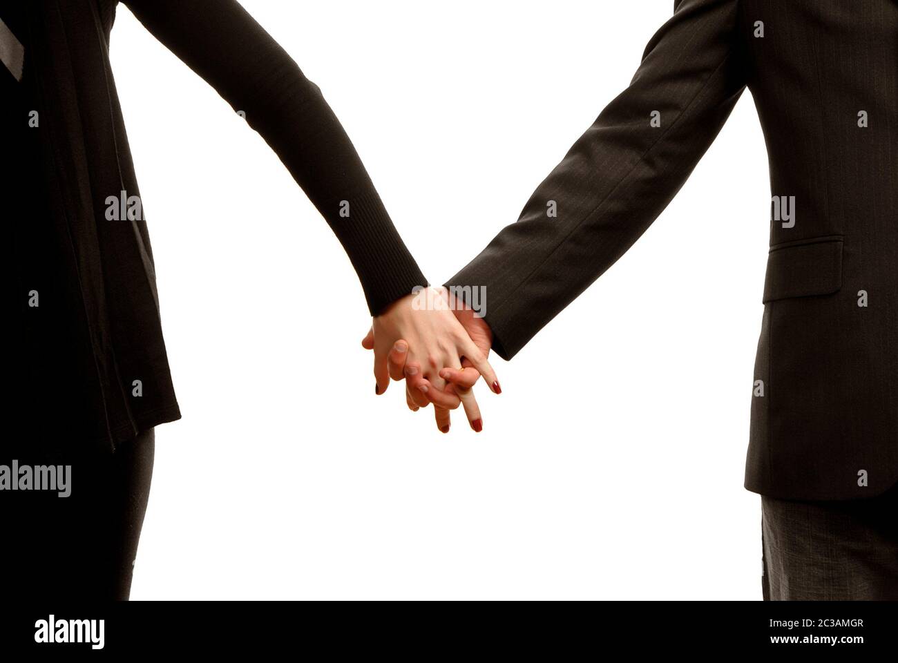 couple body parts, holing hands, studio picture Stock Photo Alamy