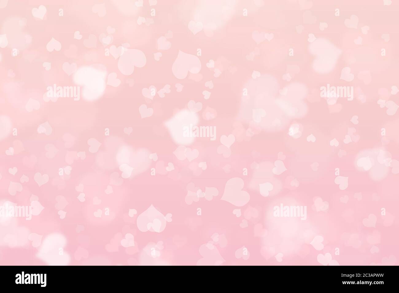 Valentines day abstract background with hearts Stock Photo