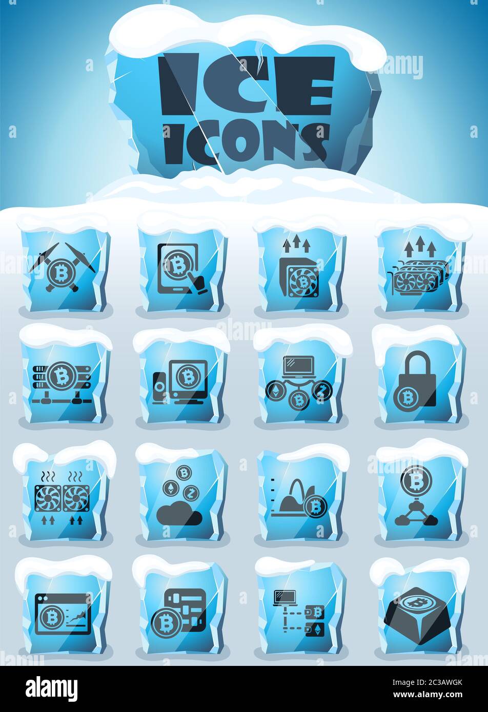 Cryptocurrency frozen hi-res stock photography and images - Alamy