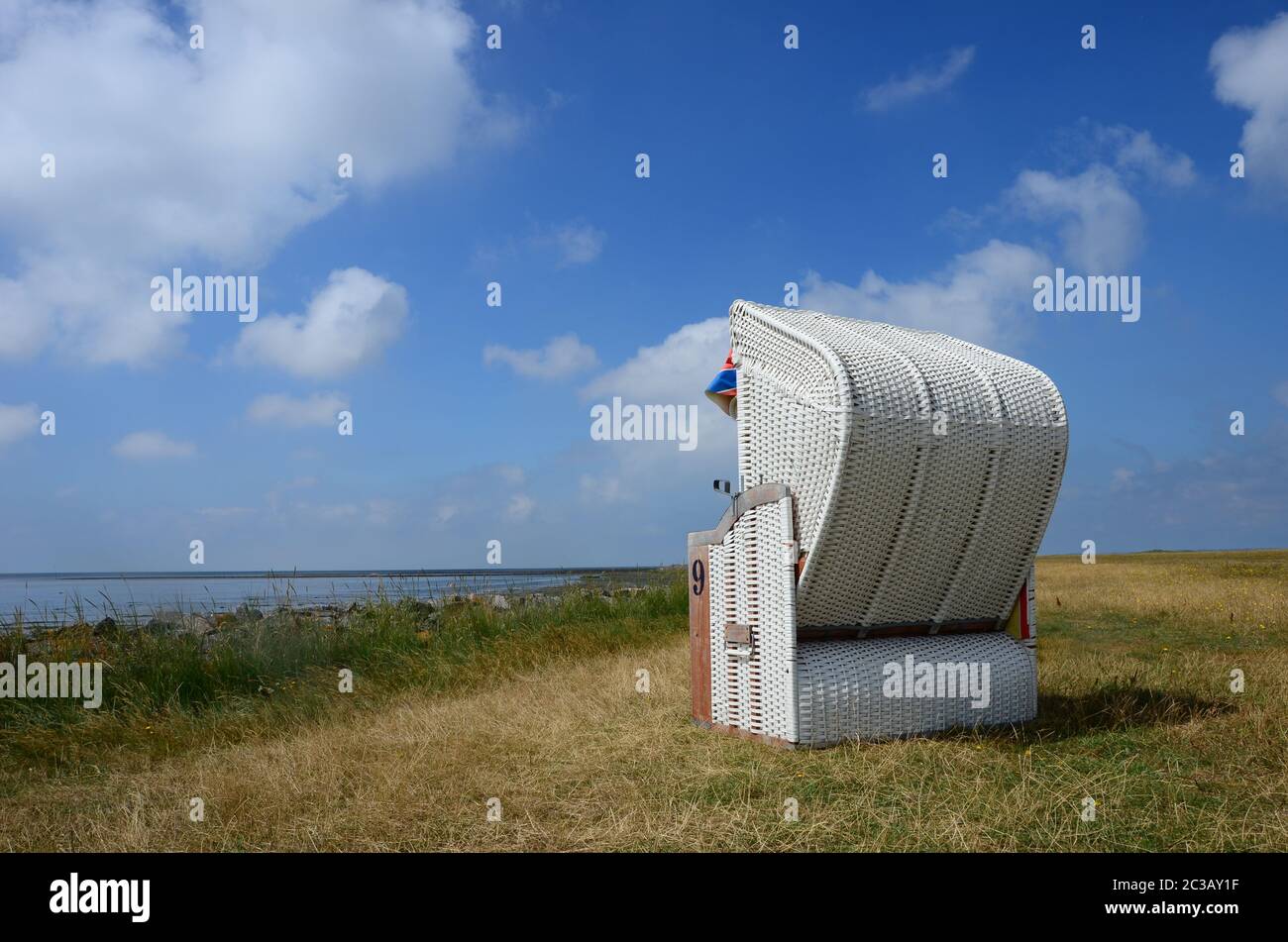 beach chair Stock Photo