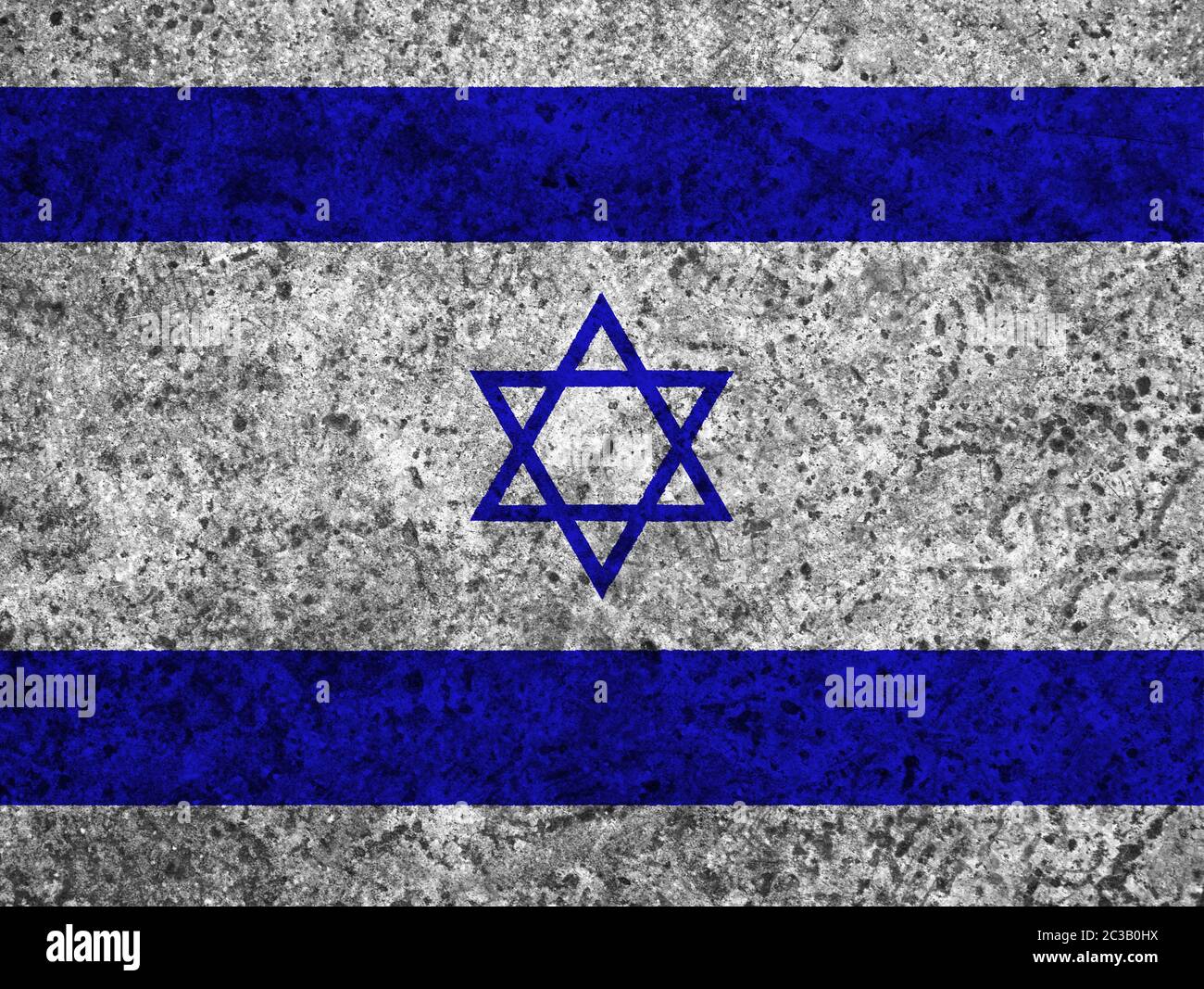 israel flag with texture on a background Stock Photo - Alamy