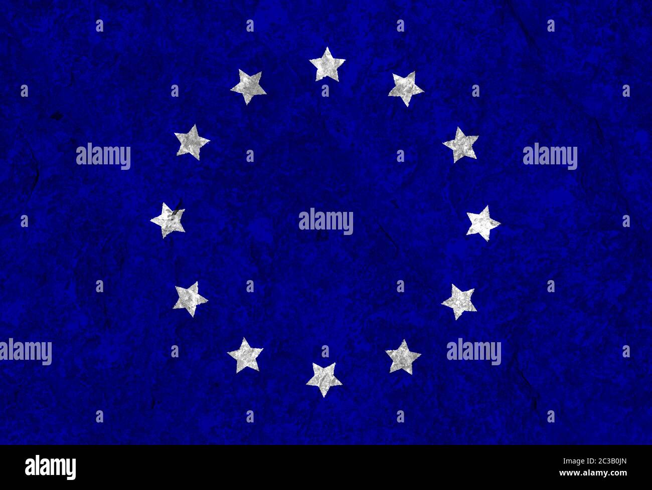 european union flag with texture on background Stock Photo - Alamy