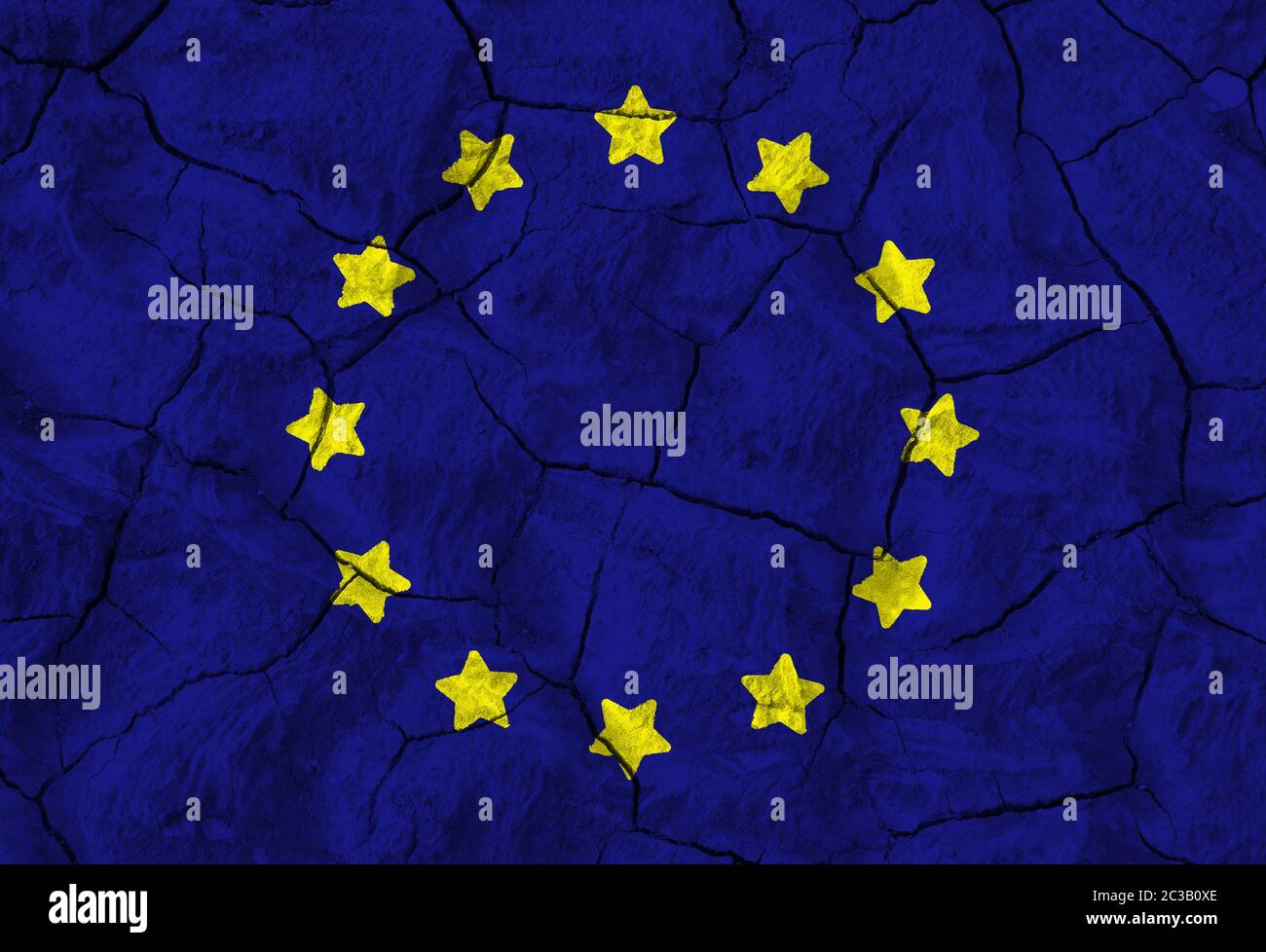 european union flag with texture on background Stock Photo - Alamy