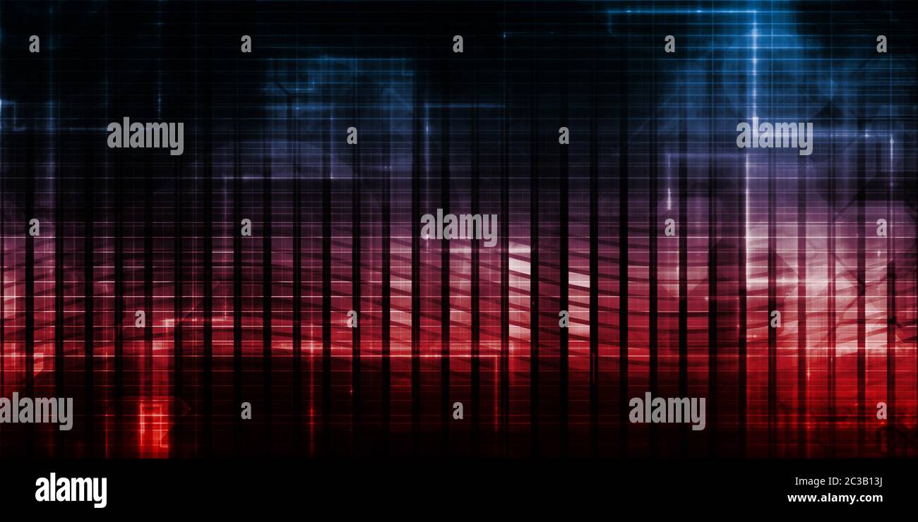 Data Stream Traffic Concept on the Internet Stock Photo