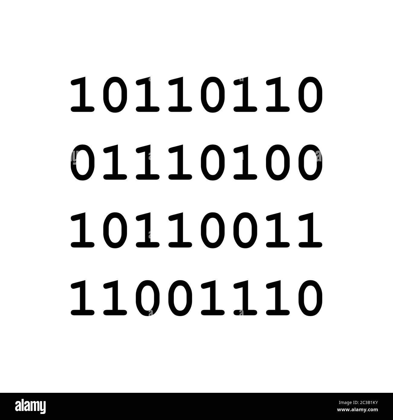 Binary code and background Stock Photo - Alamy