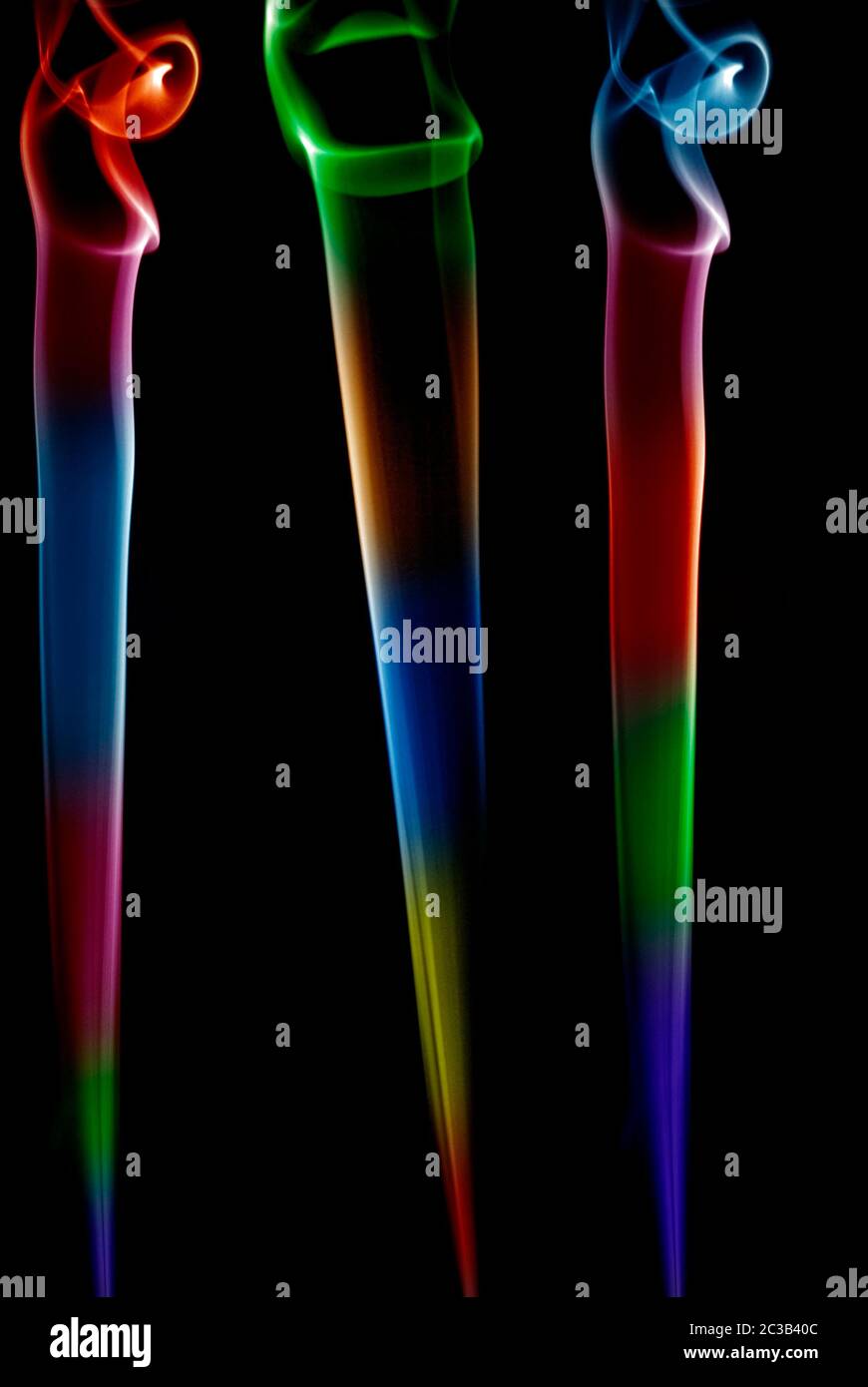 Line Color Smoke colored smoke lines in a black background Stock Photo - Alamy