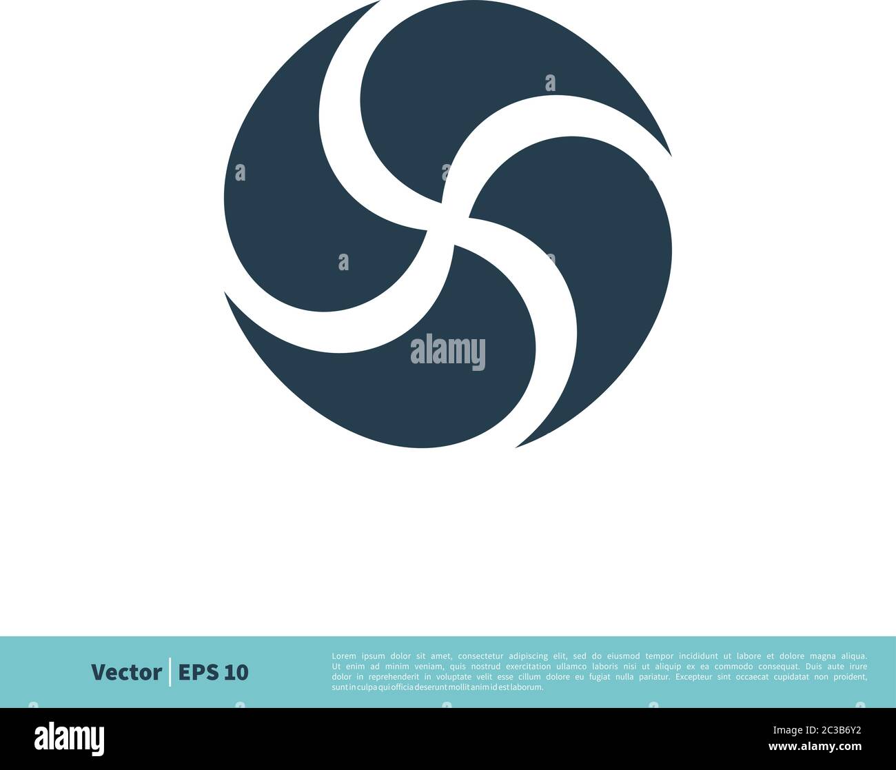 Abstract Circle Decoration Icon Vector Logo Template Illustration ...
