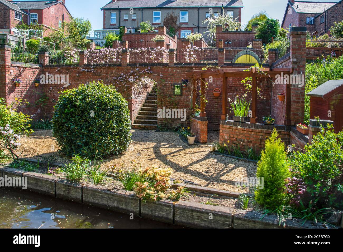 Canalside house somewhere beside the LLangollen canal. Picture taken