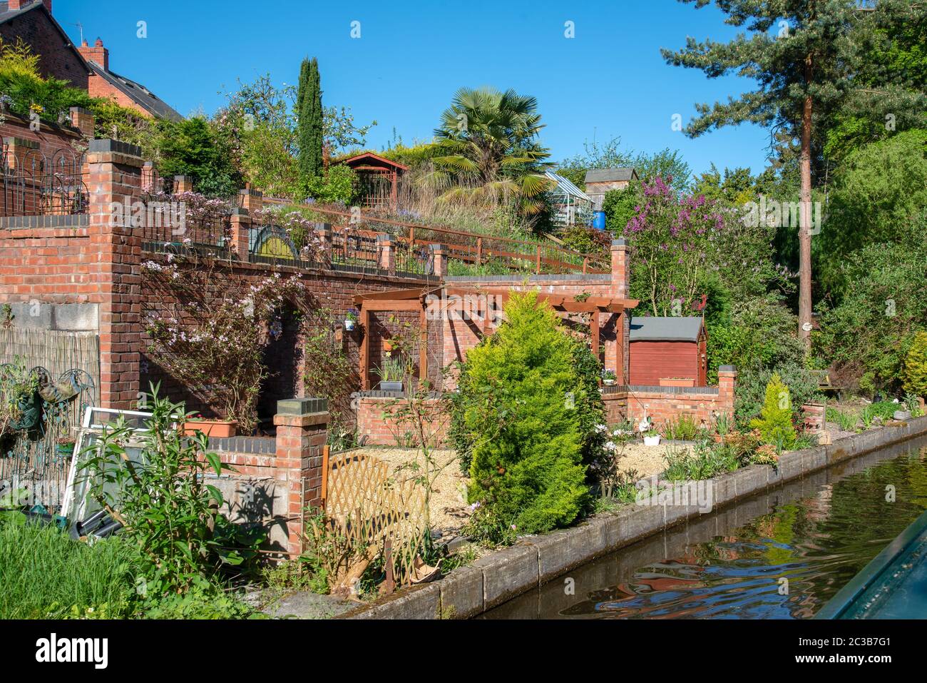 Canalside house somewhere beside the LLangollen canal. Picture taken