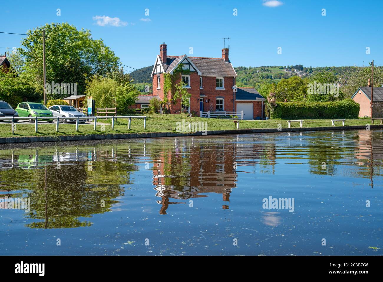 Canalside house somewhere beside the LLangollen canal. Picture taken