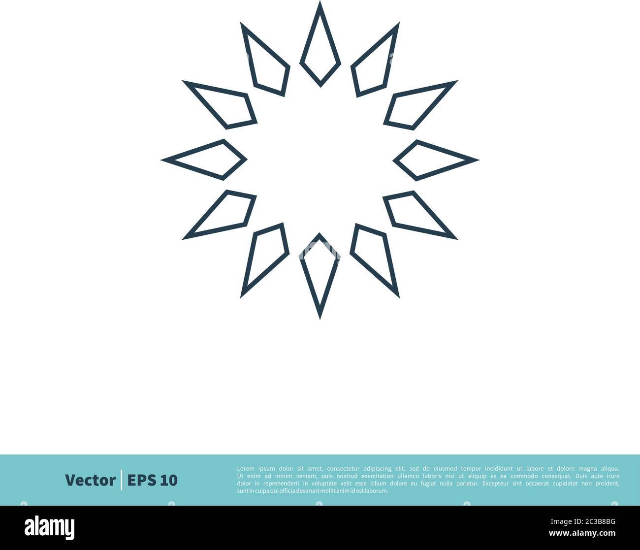 Line Art Star Sparkle Icon vector Logo Template Illustration Design ...