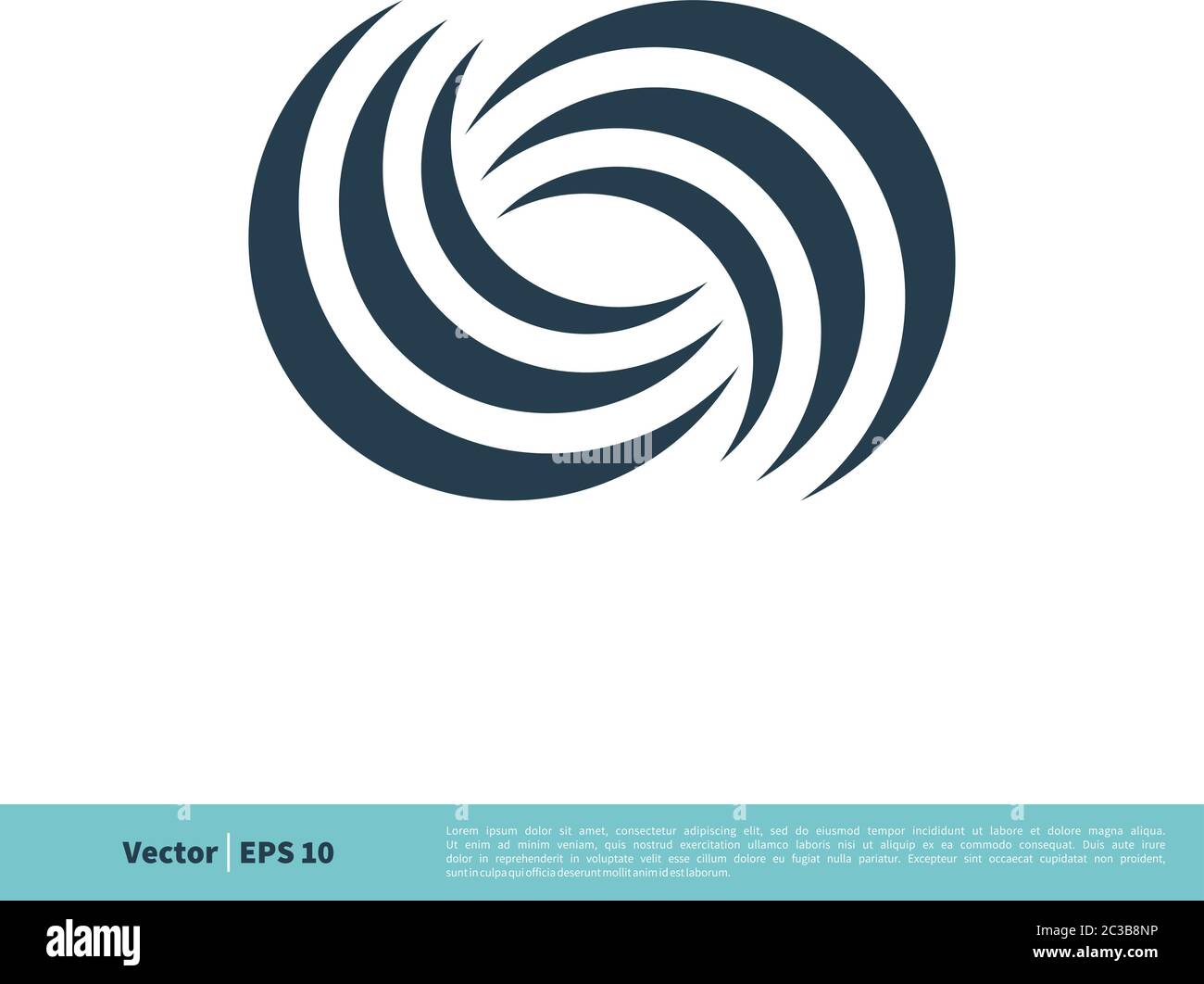 Abstract Swoosh Icon Vector Logo Template Illustration Design. Vector ...