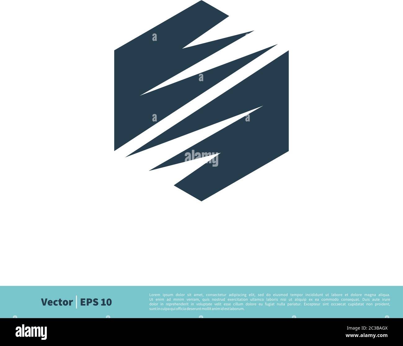 Hexagon Shape Icon Vector Logo Template Illustration Design. Vector EPS ...