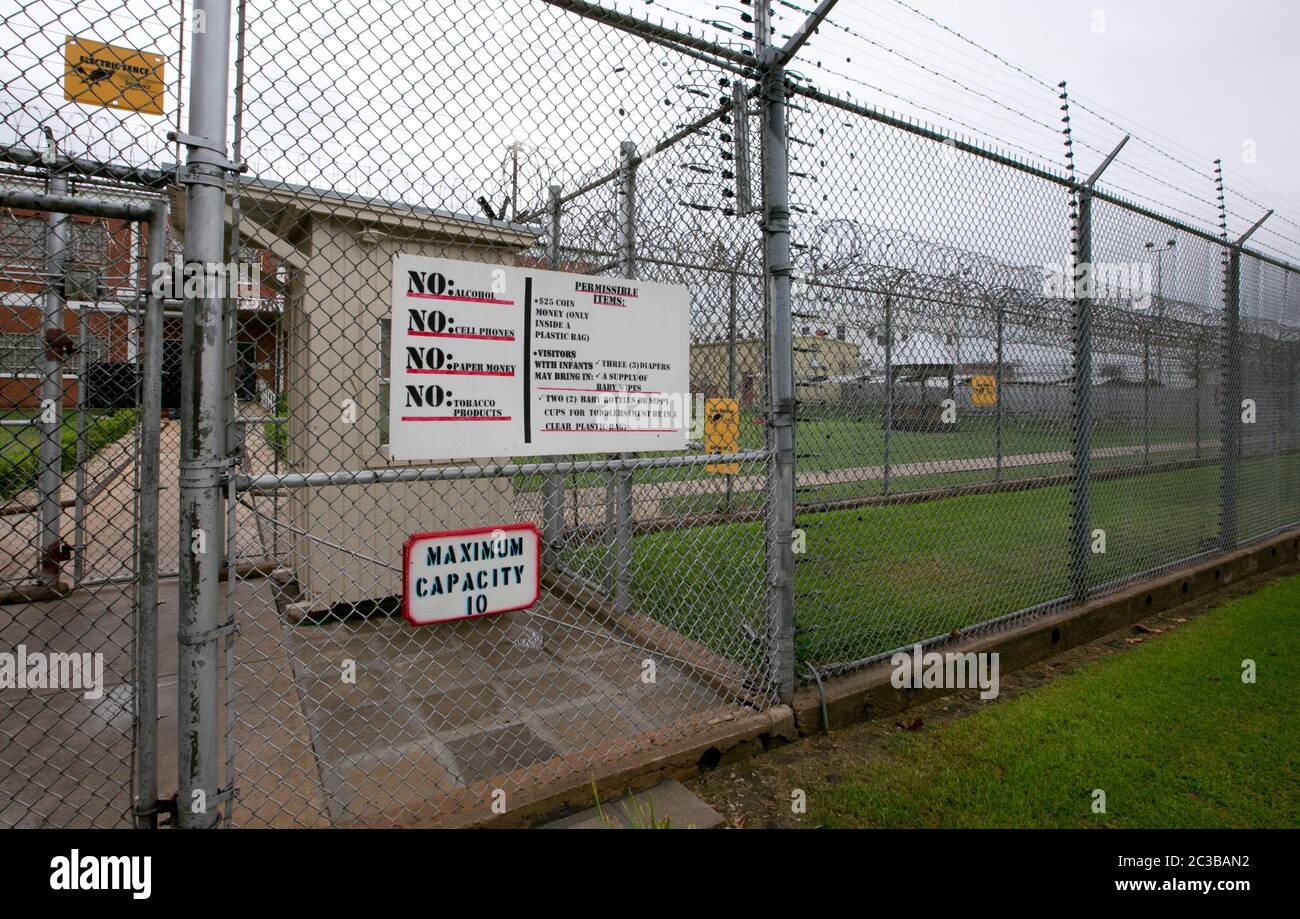 Rosharon Texas USA, August 25 2014 Exterior entrance to the maximum