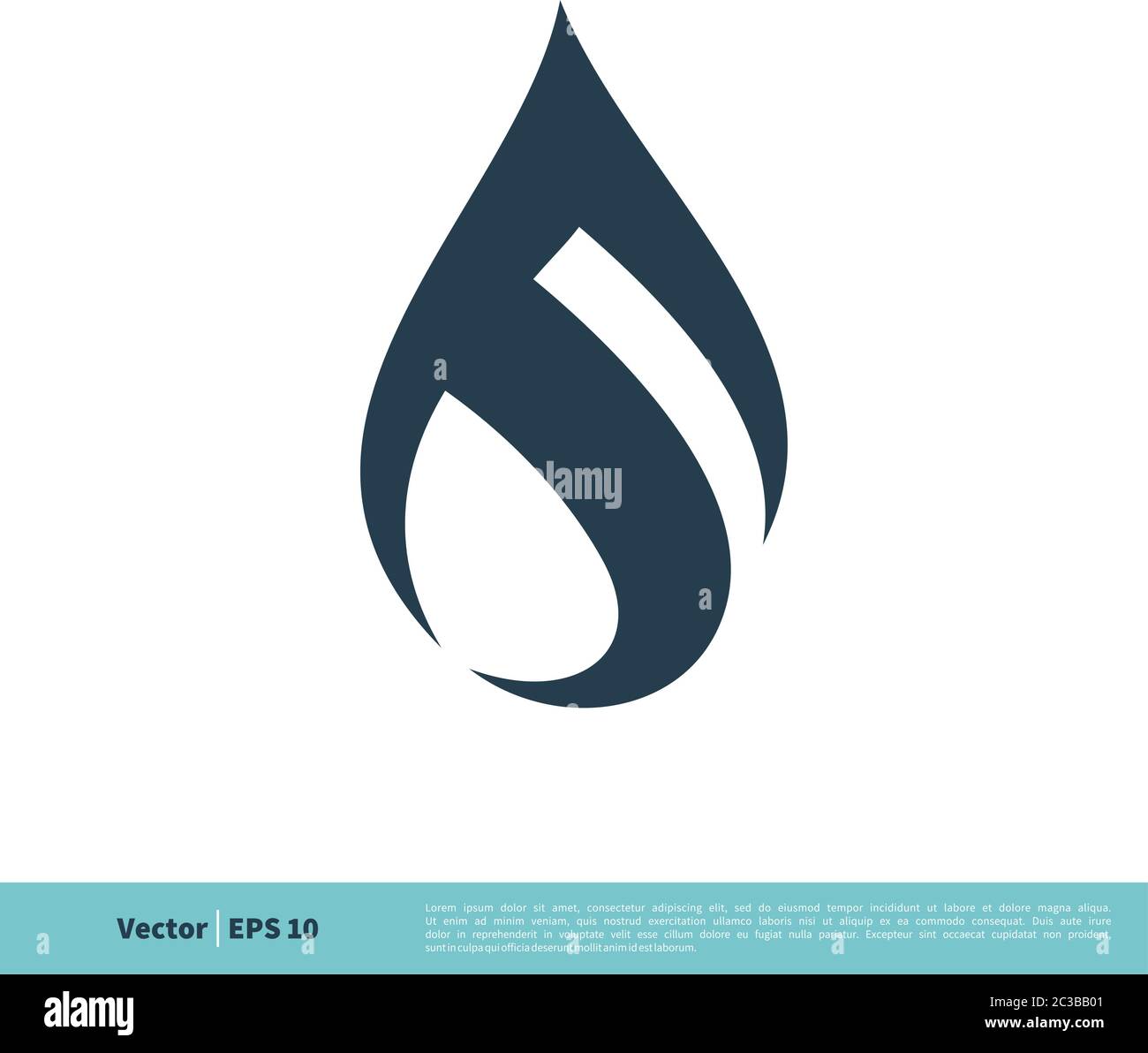 Drop Water Icon Vector Logo Template Illustration Design. Vector EPS 10 ...
