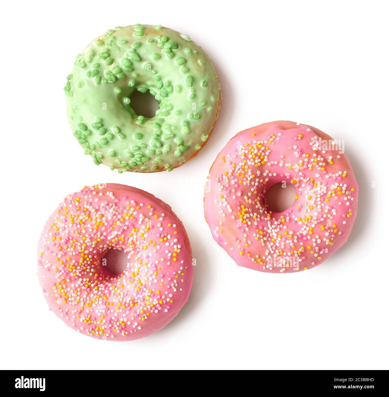 Freshly baked donuts sprinkles Cut Out Stock Images & Pictures - Alamy