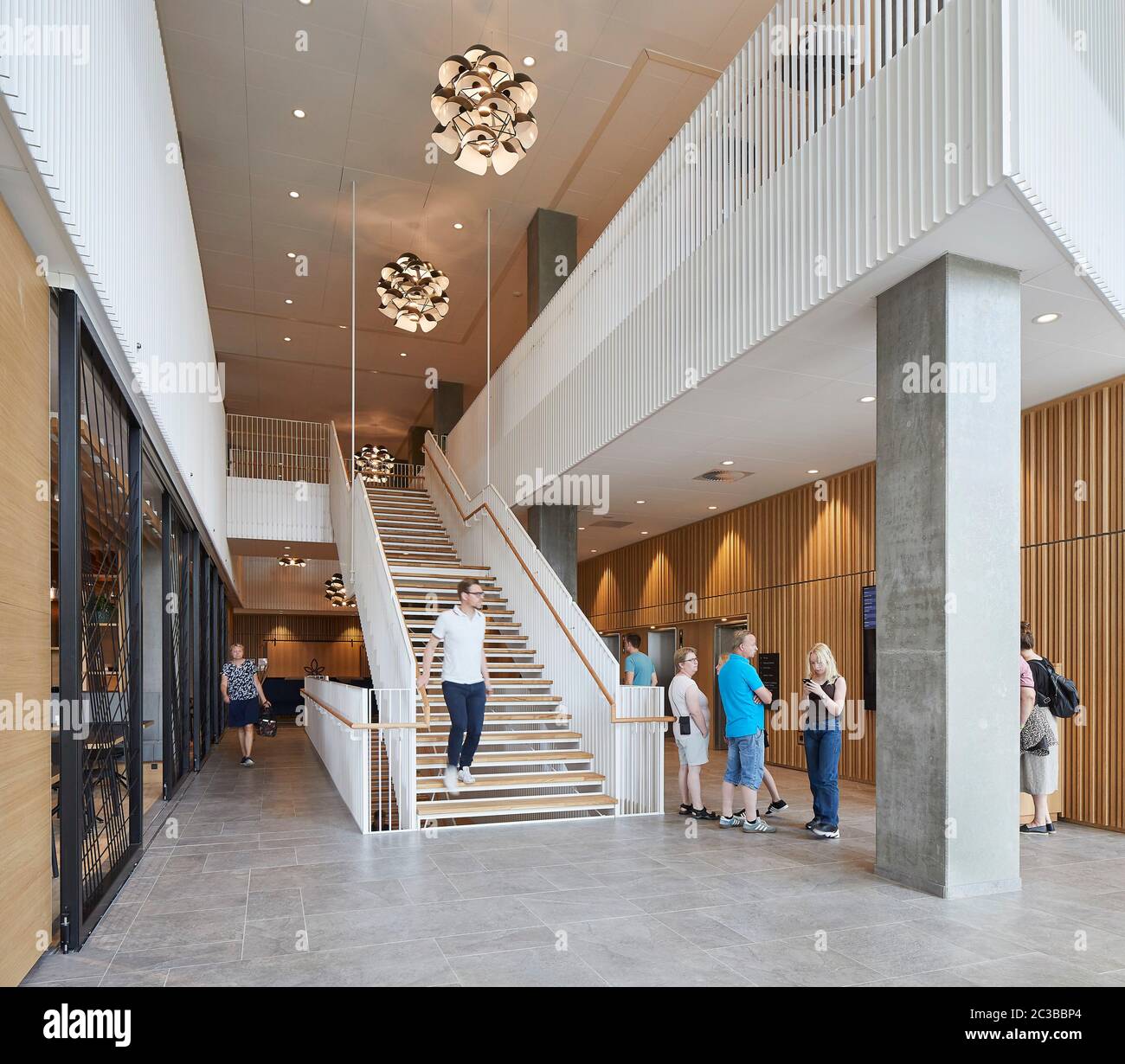 Double height entrance foyer hi-res stock photography and images - Alamy