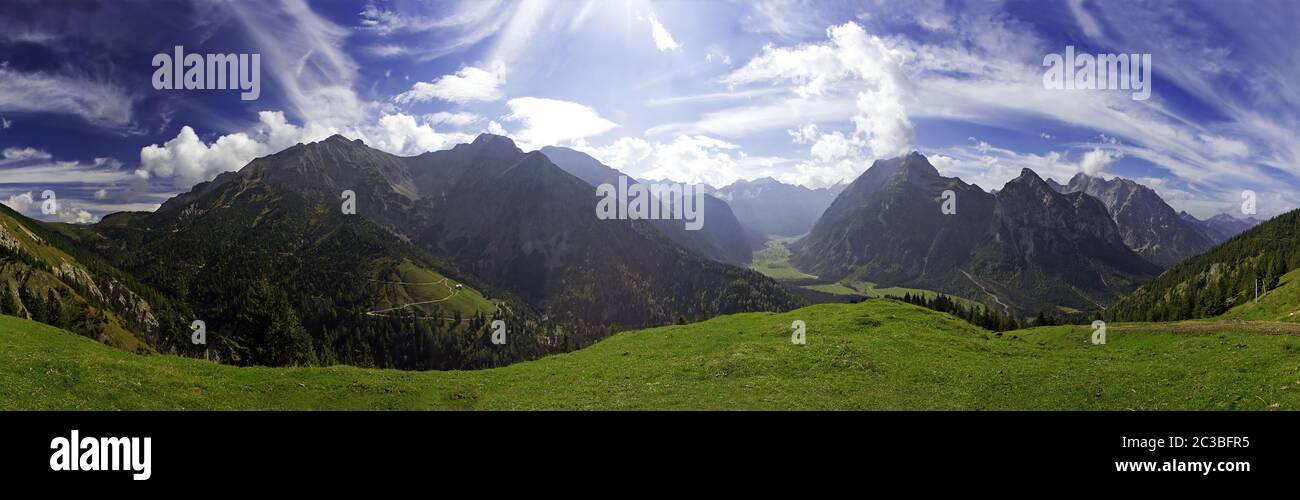 alps mountain panorama Stock Photo - Alamy