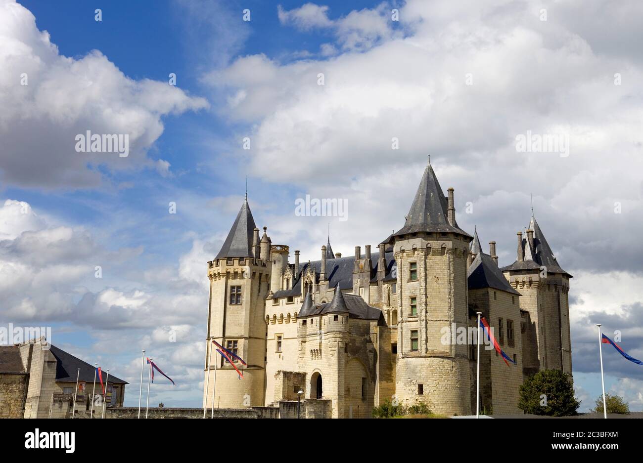Castle of Saumur in loire valley, france Stock Photo - Alamy