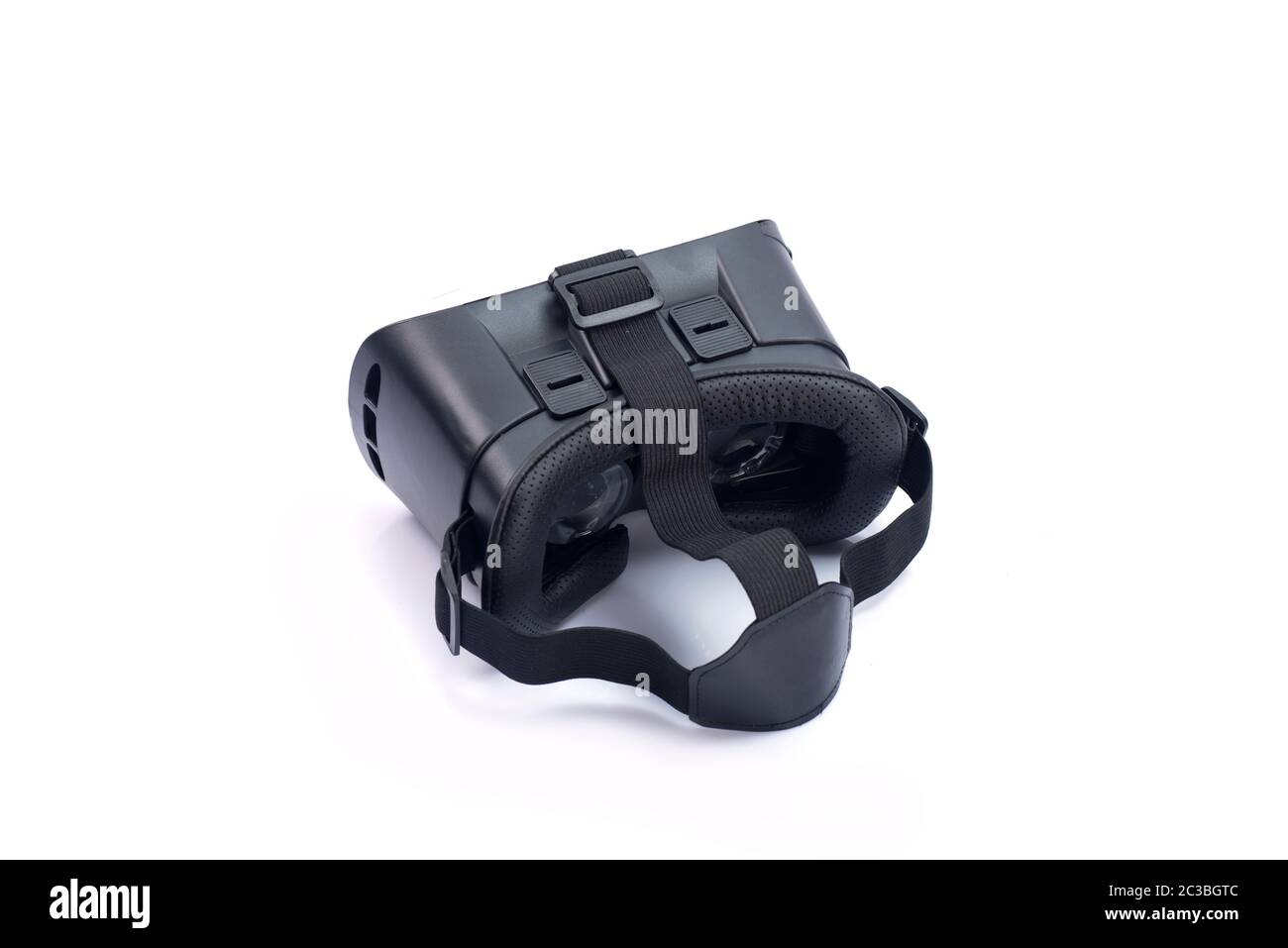 VR Box / Virtual Reality glasses isolated on white background Stock