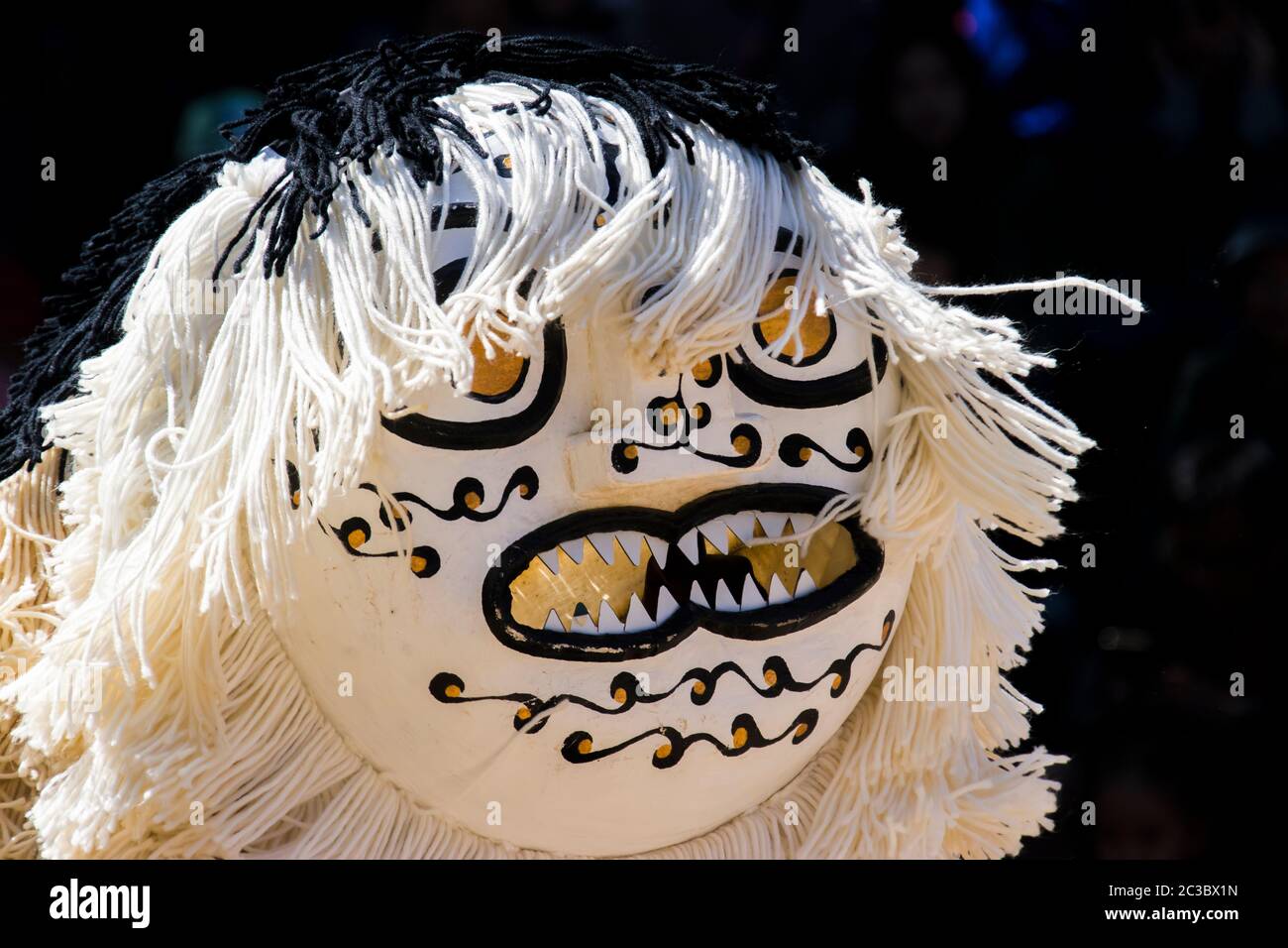 Yongin Seoul South Korea the lion dance show in Korean Folk Village