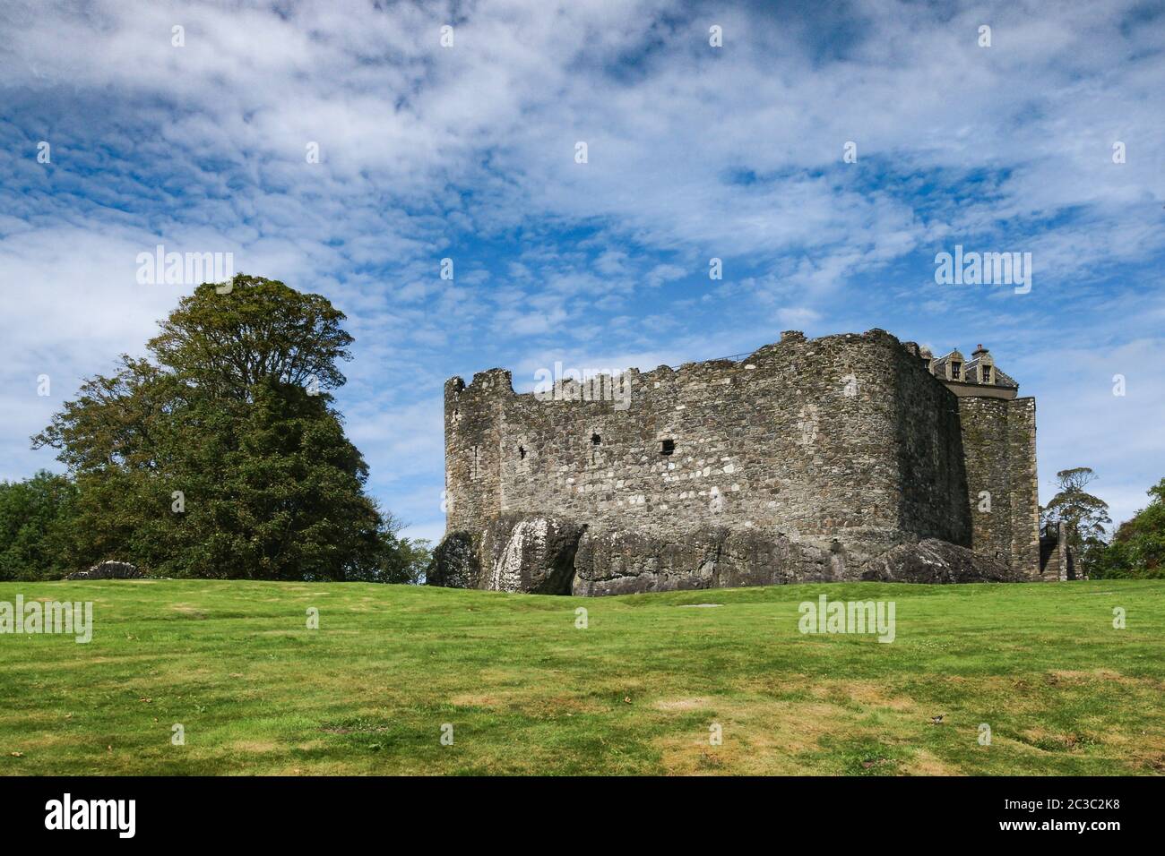 Dunstaffnage Castle near Oban Scotland Stock Photo