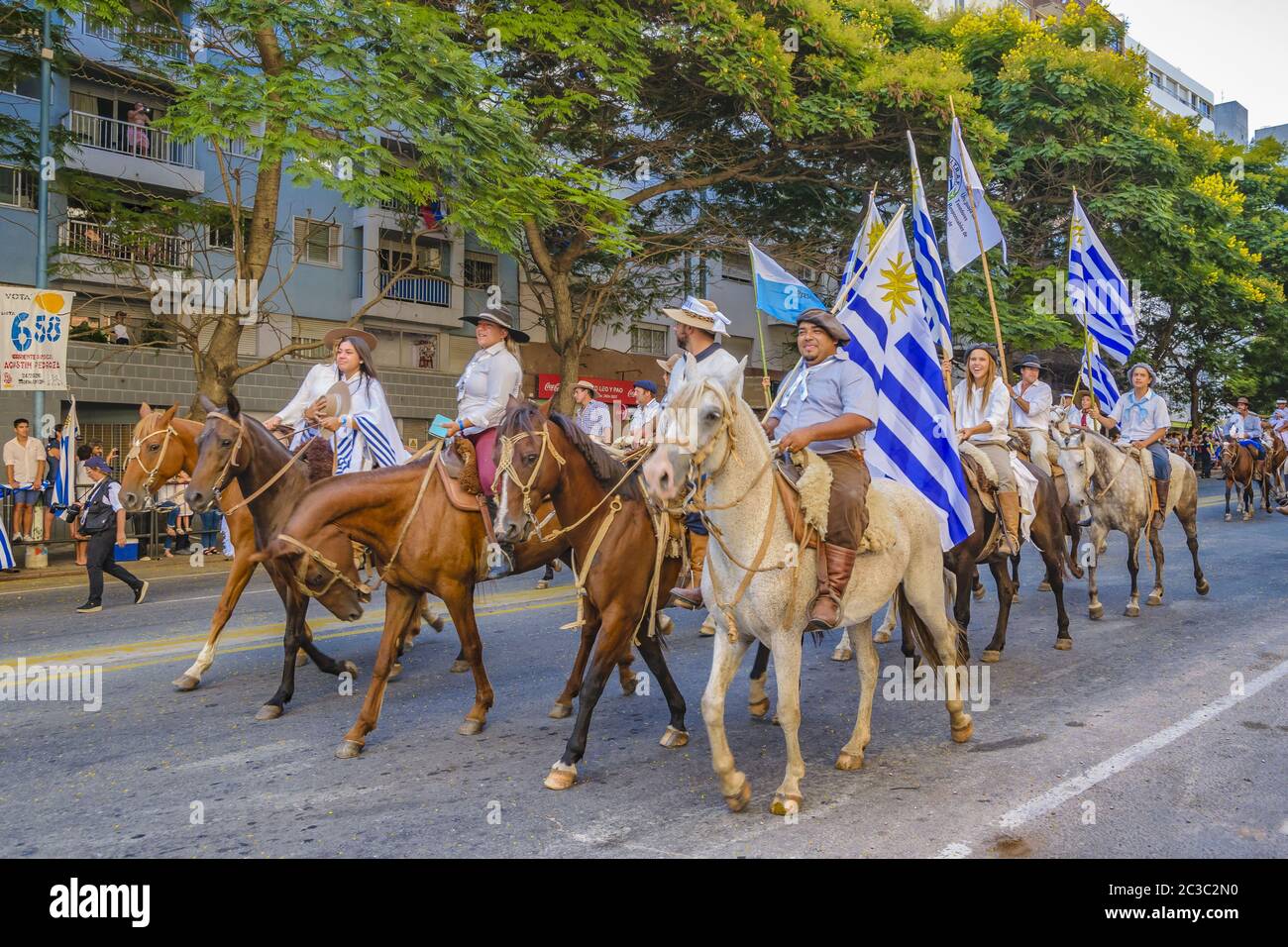 Uruguayan Assumption of the New President, Montevideo, Uruguay Stock