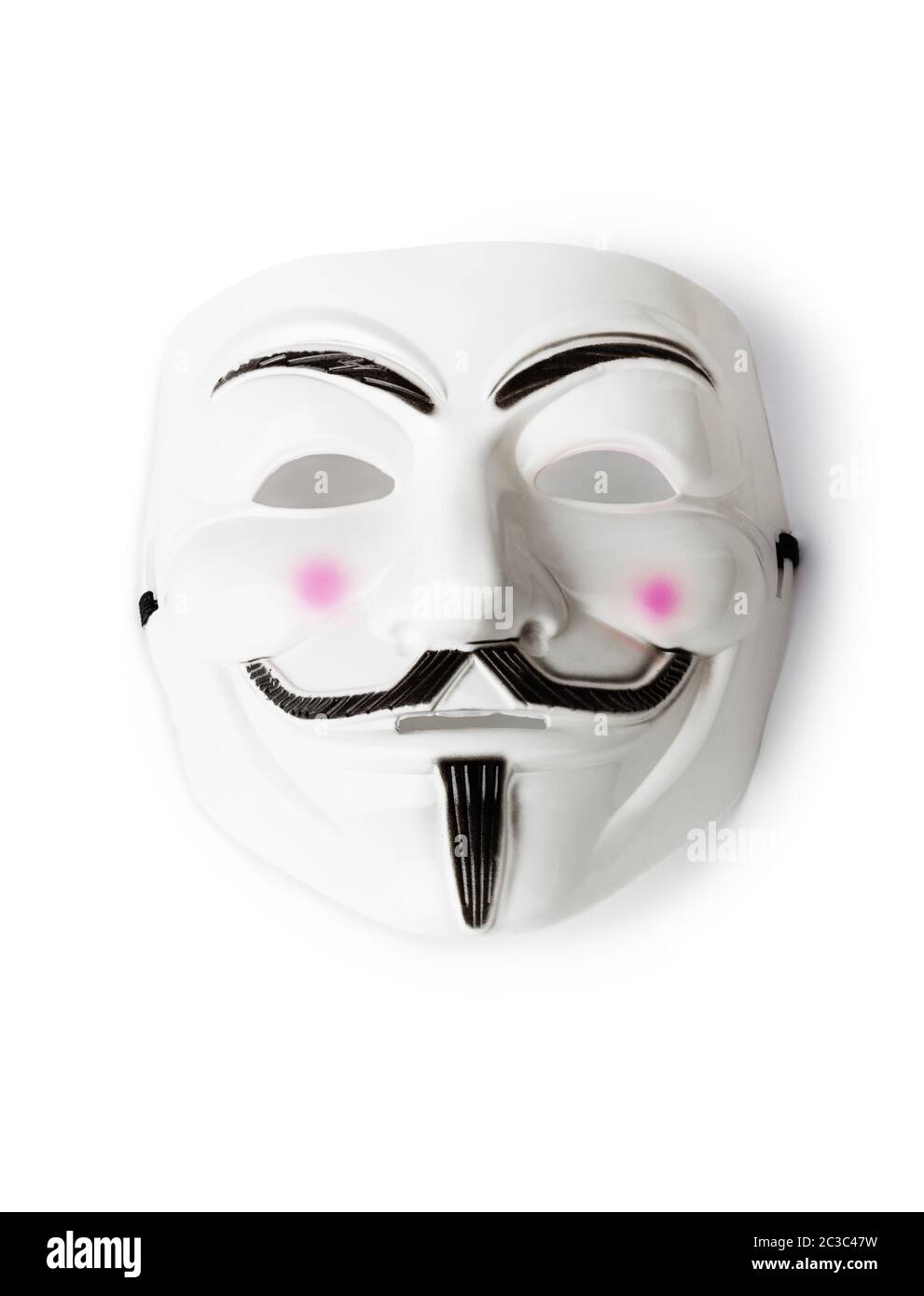 Computer hacker mask Stock Photo