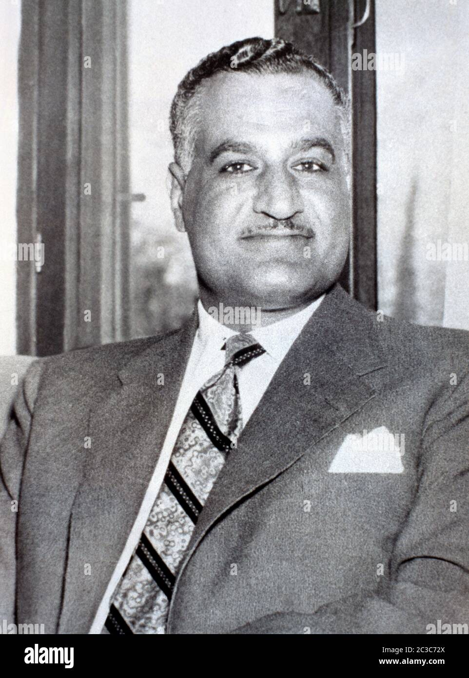 Gamal Abdel Nasser  Second President of Egypt between 1954 - 1970 Stock Photo