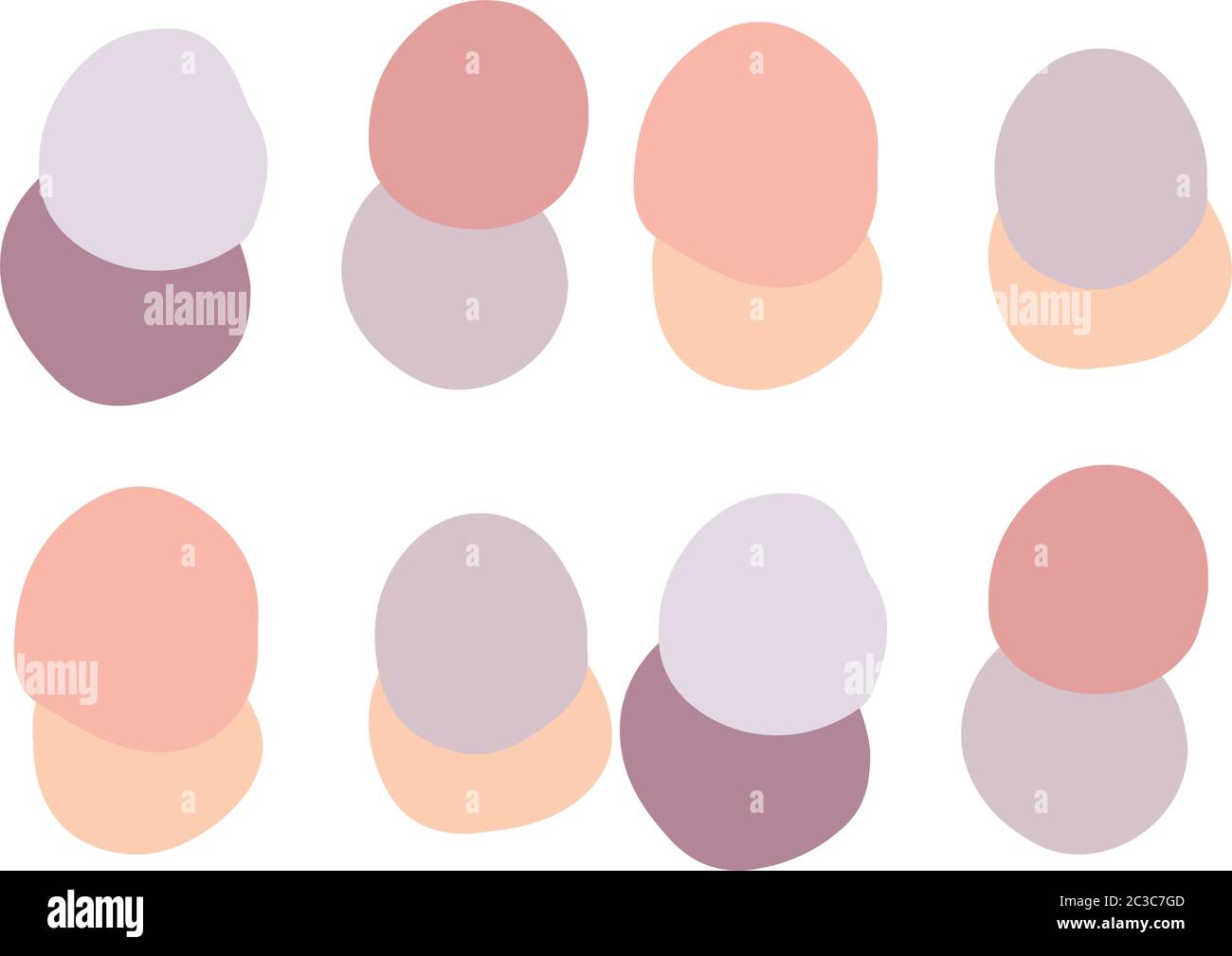 Layered dots seamless pattern, layered dots pattern, dots pattern, kids and baby pattern Stock Vector