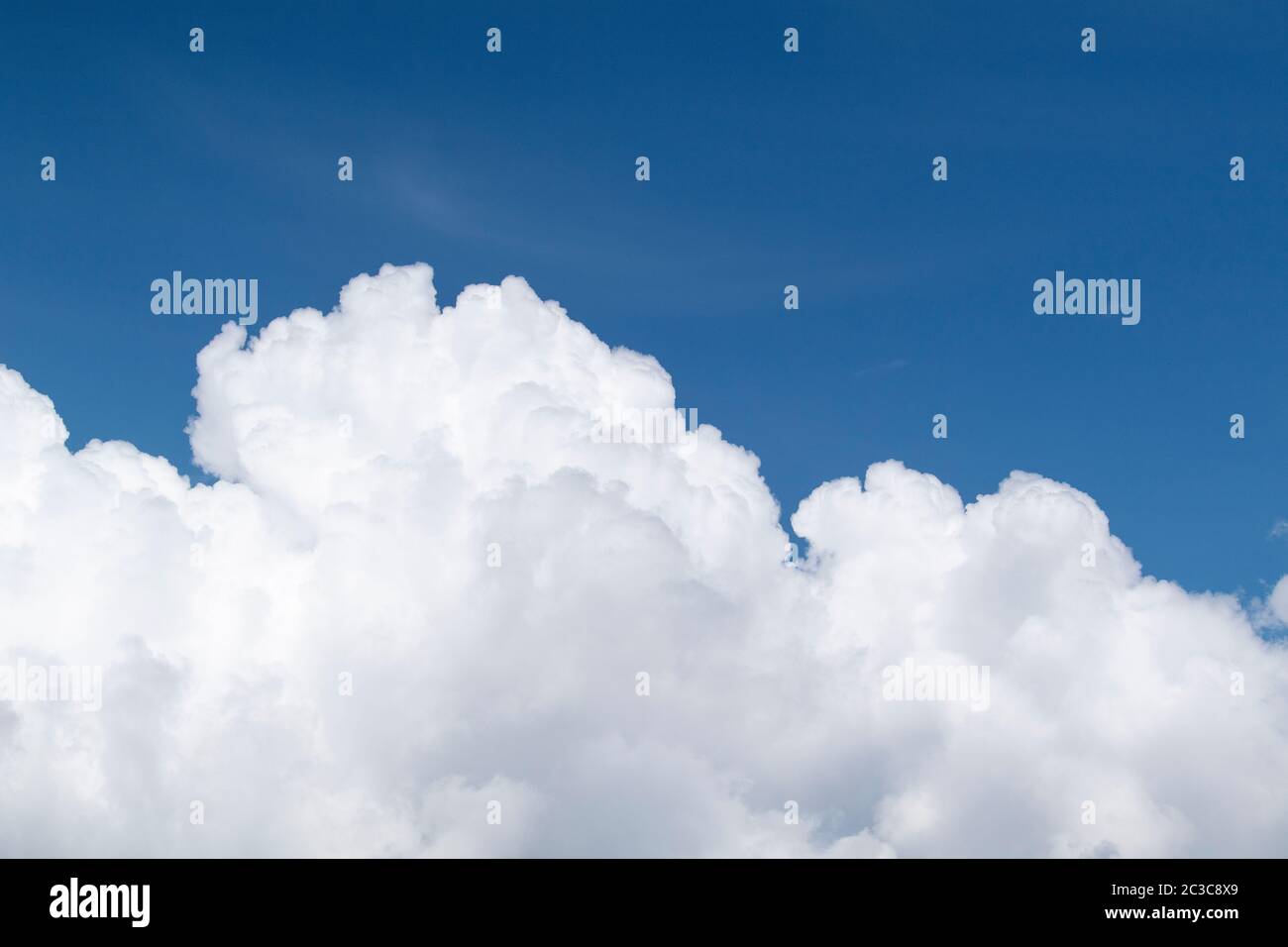 Cumulonimbus clouds building before a thunderstorm. UK. Stock Photo