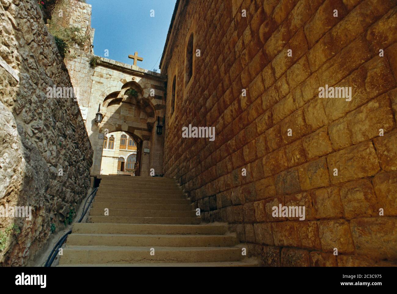 Lebanon St Antoine Mar Kozhaya Maronite Monastery in Lebanese Mountains