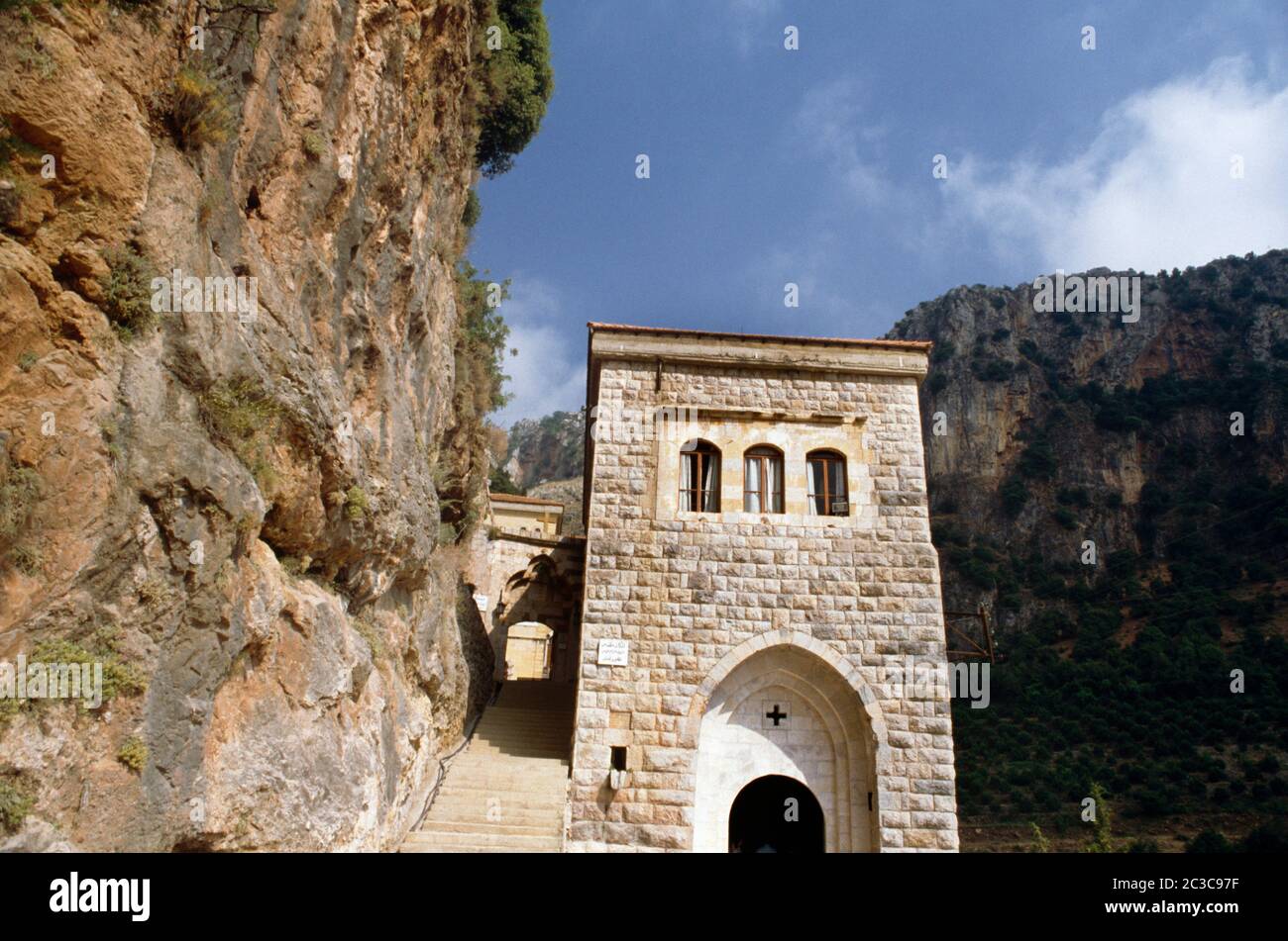 Lebanon St Antoine Mar Kozhaya Maronite Monastery in Lebanese Mountains