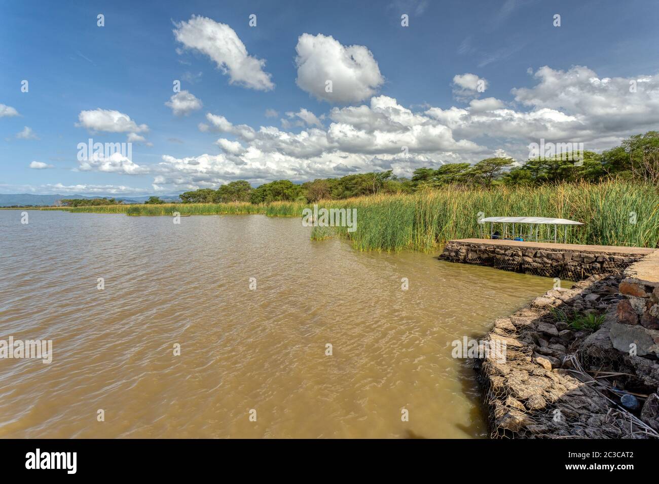 Lake Chamo landscape in the Southern Nations, Nationalities, and