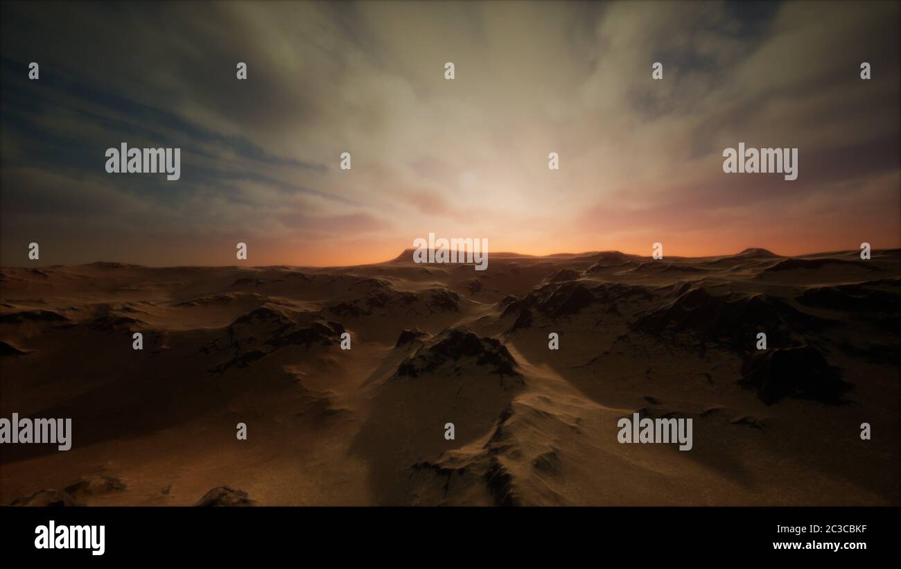 desert storm in sand desert Stock Photo - Alamy