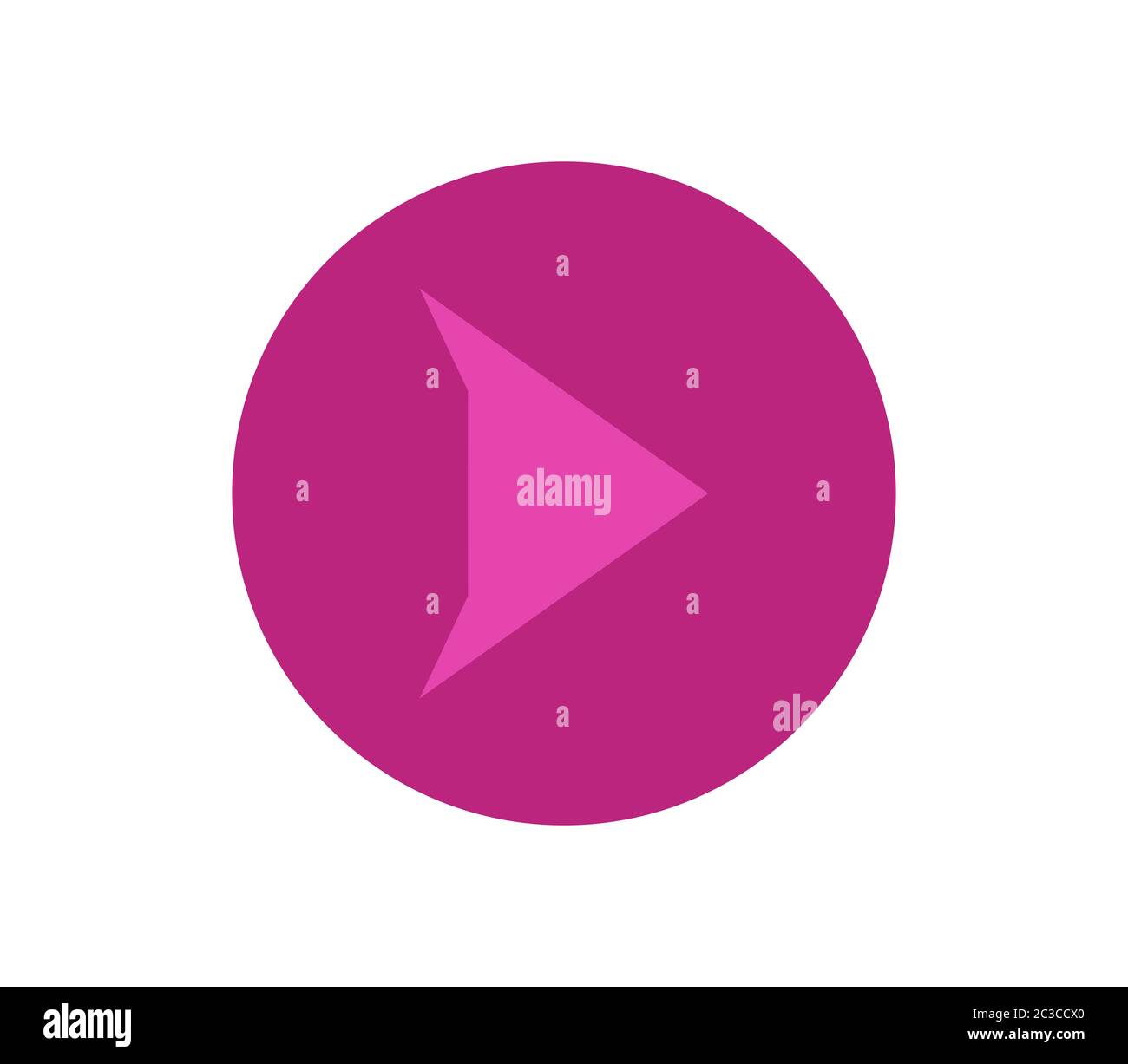 arrow icon illustrated in vector on white background Stock Photo - Alamy