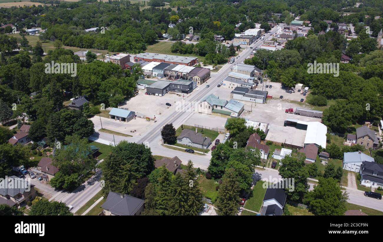 Parkhill Ontario Canada Aerial 2020 Stock Photo Alamy