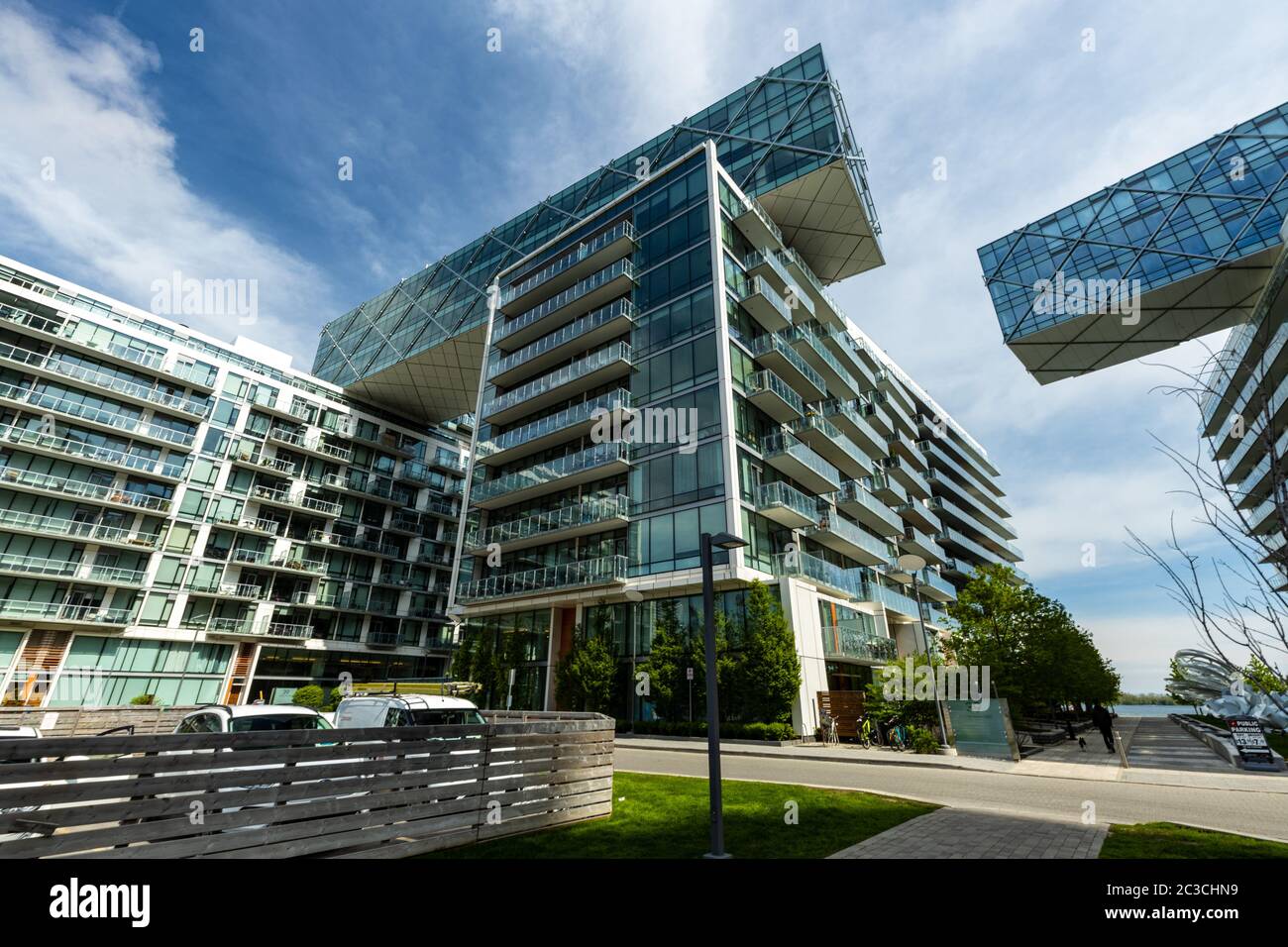 Modern condo building downtown toronto hi-res stock photography and ...