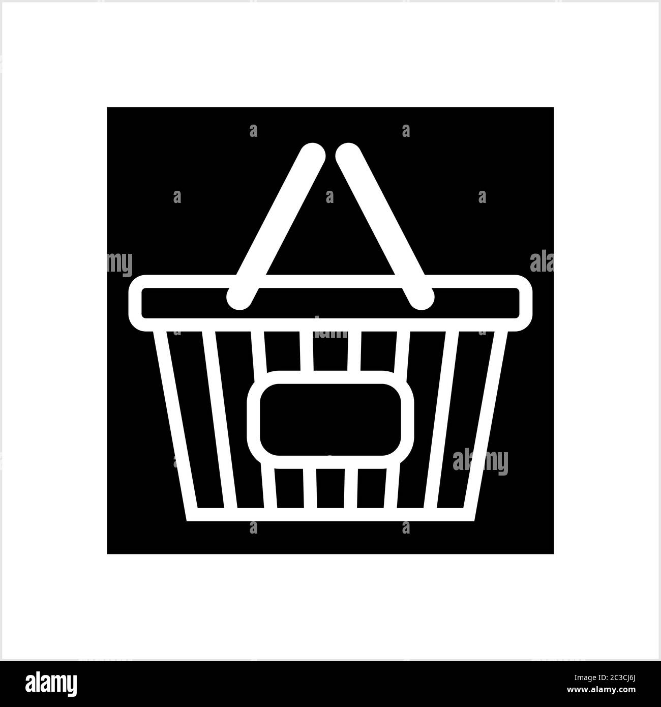 Shopping Basket Icon Vector Art Illustration Stock Vector Image & Art ...