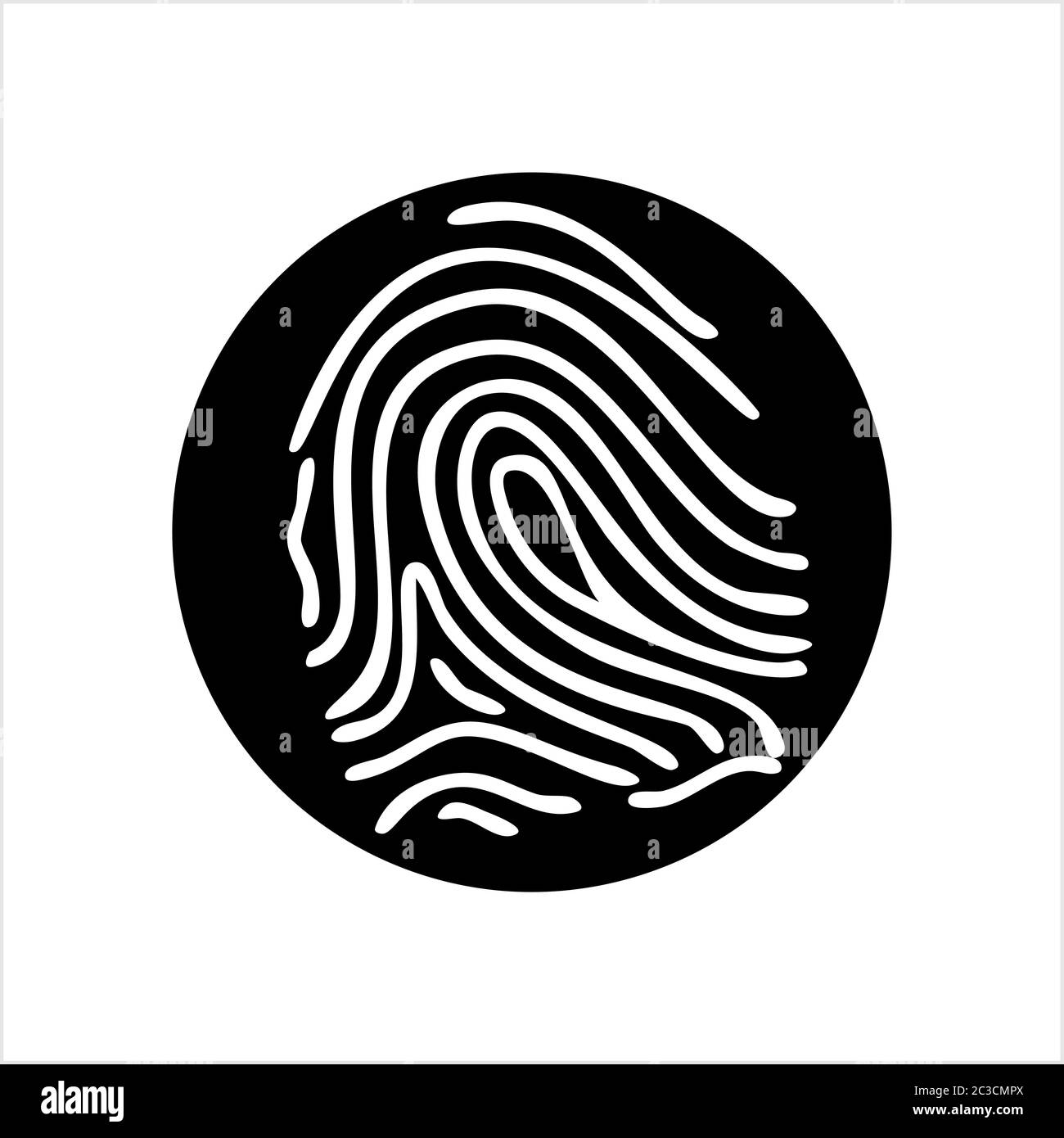 Fingerprint and icon Stock Vector Images - Alamy