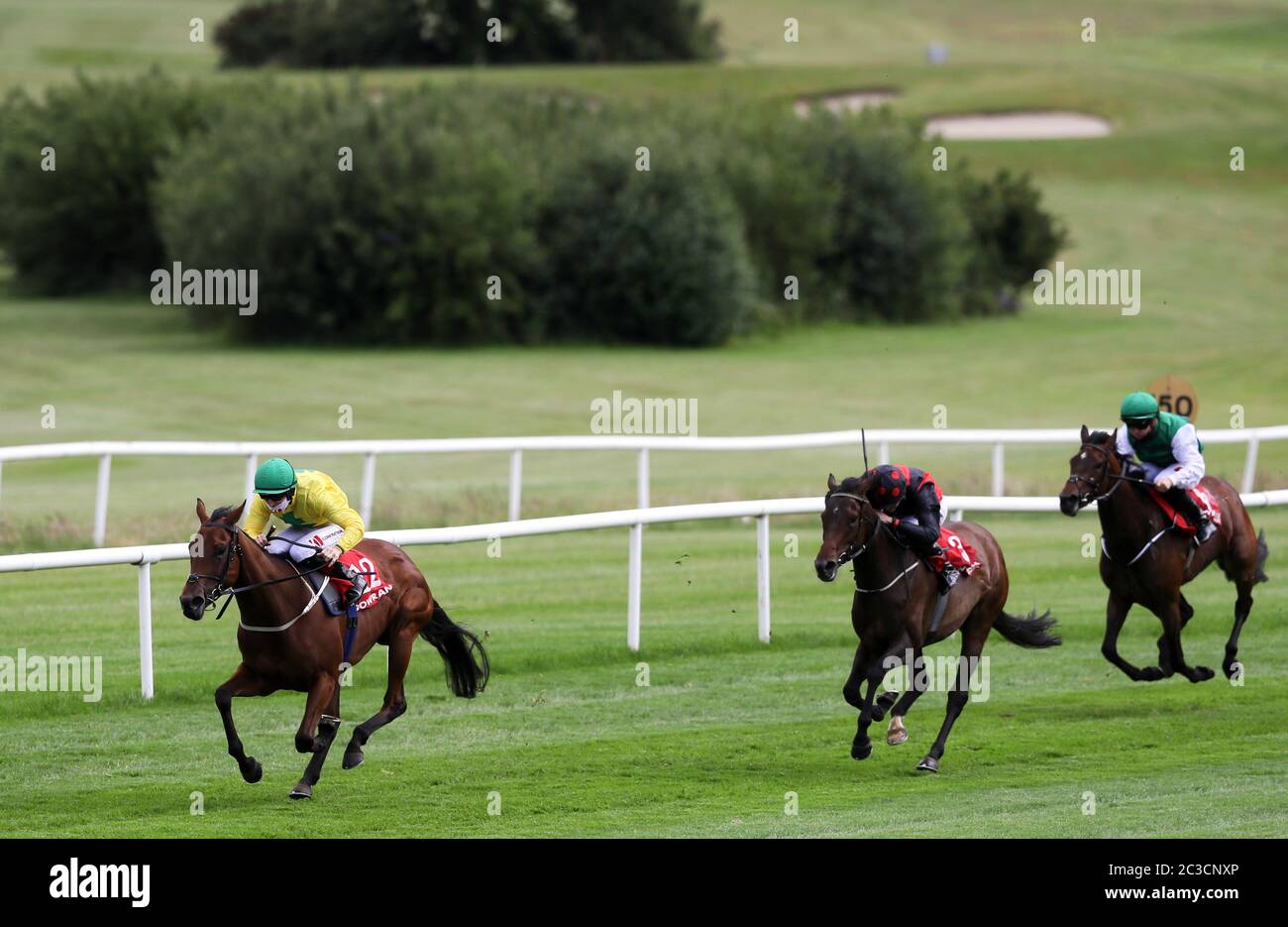 Roca roma ridden by colin keane left wins the irish stallion farms ebf fillies maiden at gowran park racecourse Roca roma ridden by colin keane left wins the irish stallion farms ebf fillies maiden at gowran park racecourse