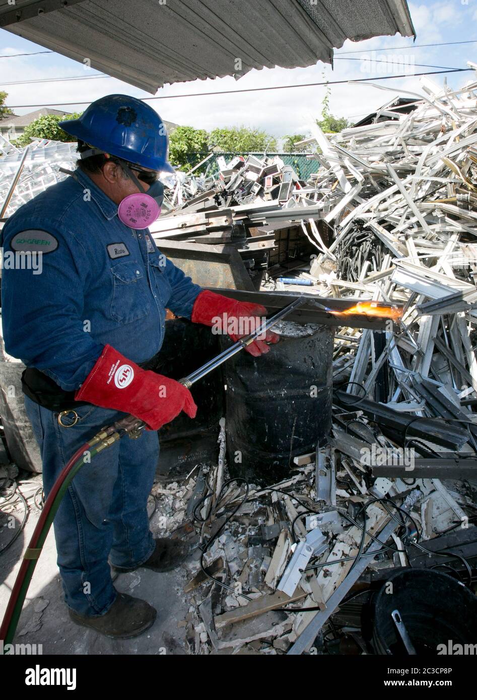 Texas Scrap metal recycling company processes and sells tons of metal