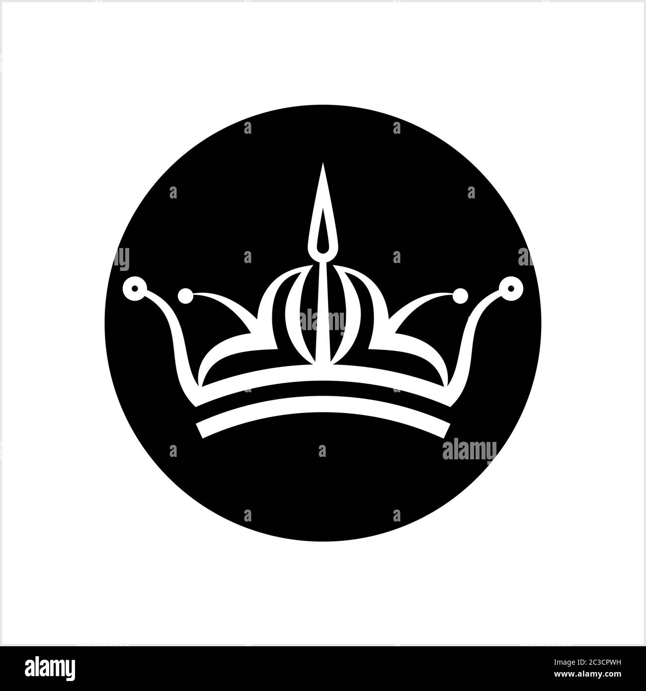 Crown Icon, Crown Vector Art Illustration Stock Vector Image & Art - Alamy