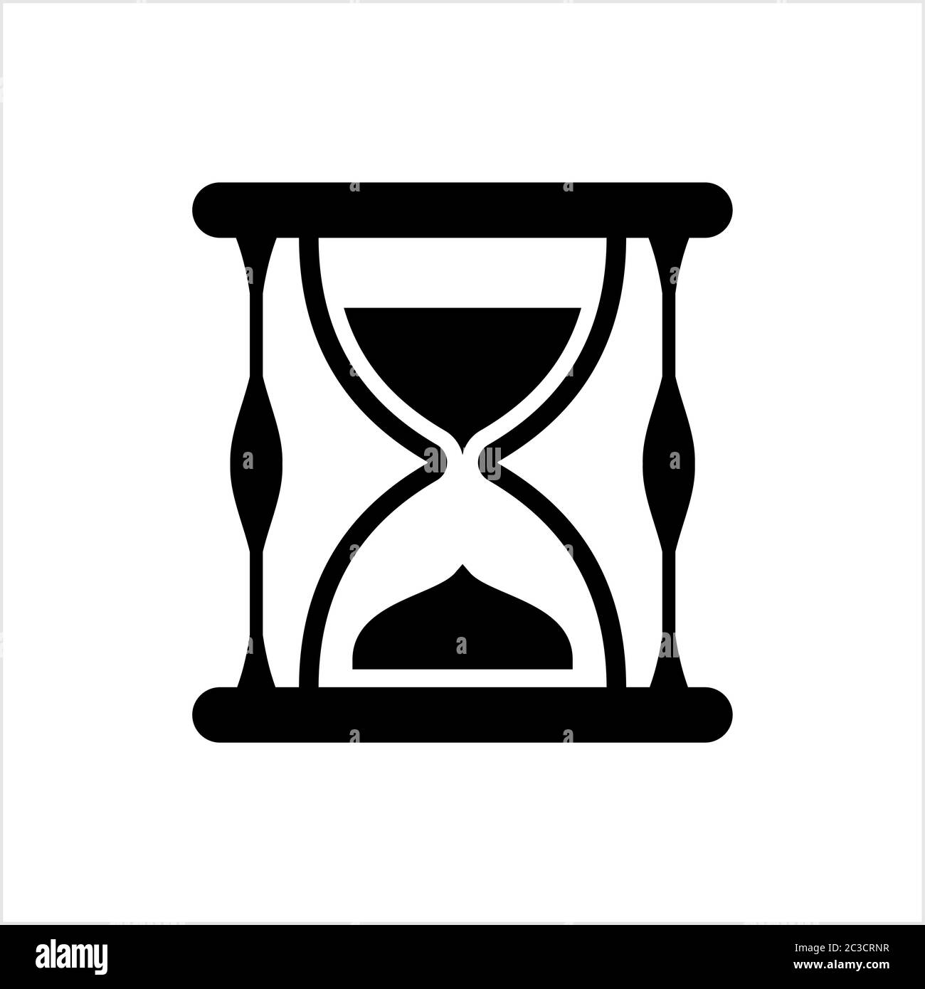 Hourglass Icon, Design Vector Art Illustration Stock Vector Image & Art ...